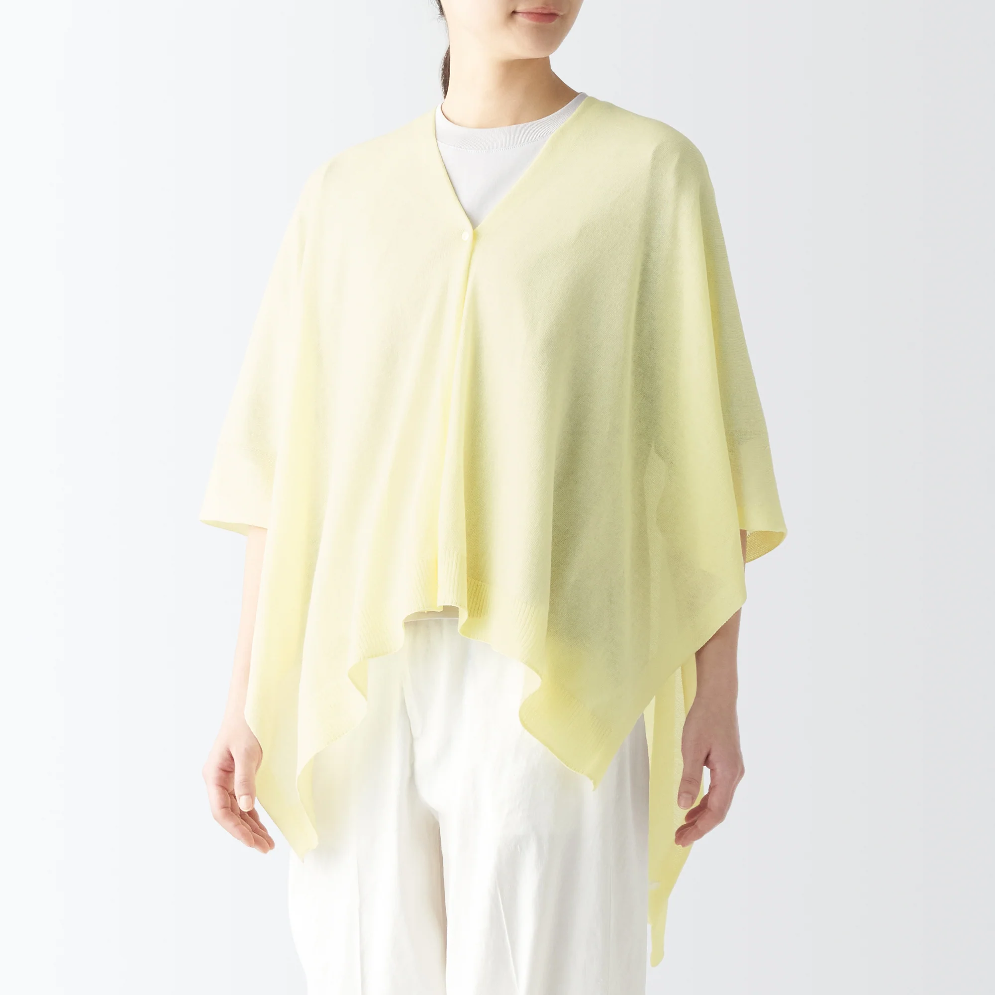 High-Twist Cotton Buttoned Bolero - Image 11