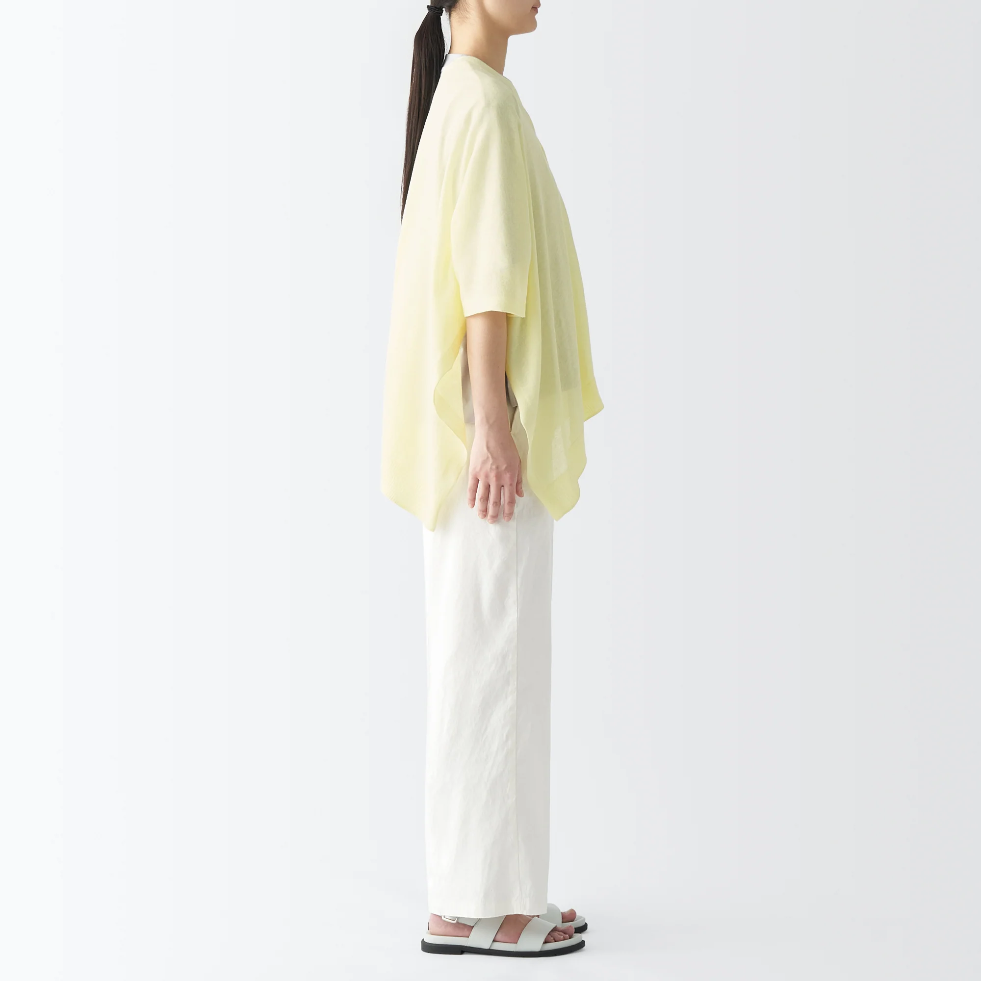 High-Twist Cotton Buttoned Bolero - Image 13