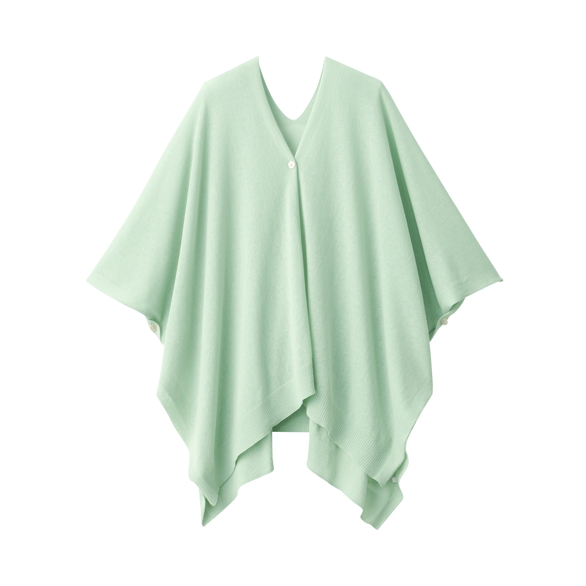 High-Twist Cotton Buttoned Bolero - Image 2