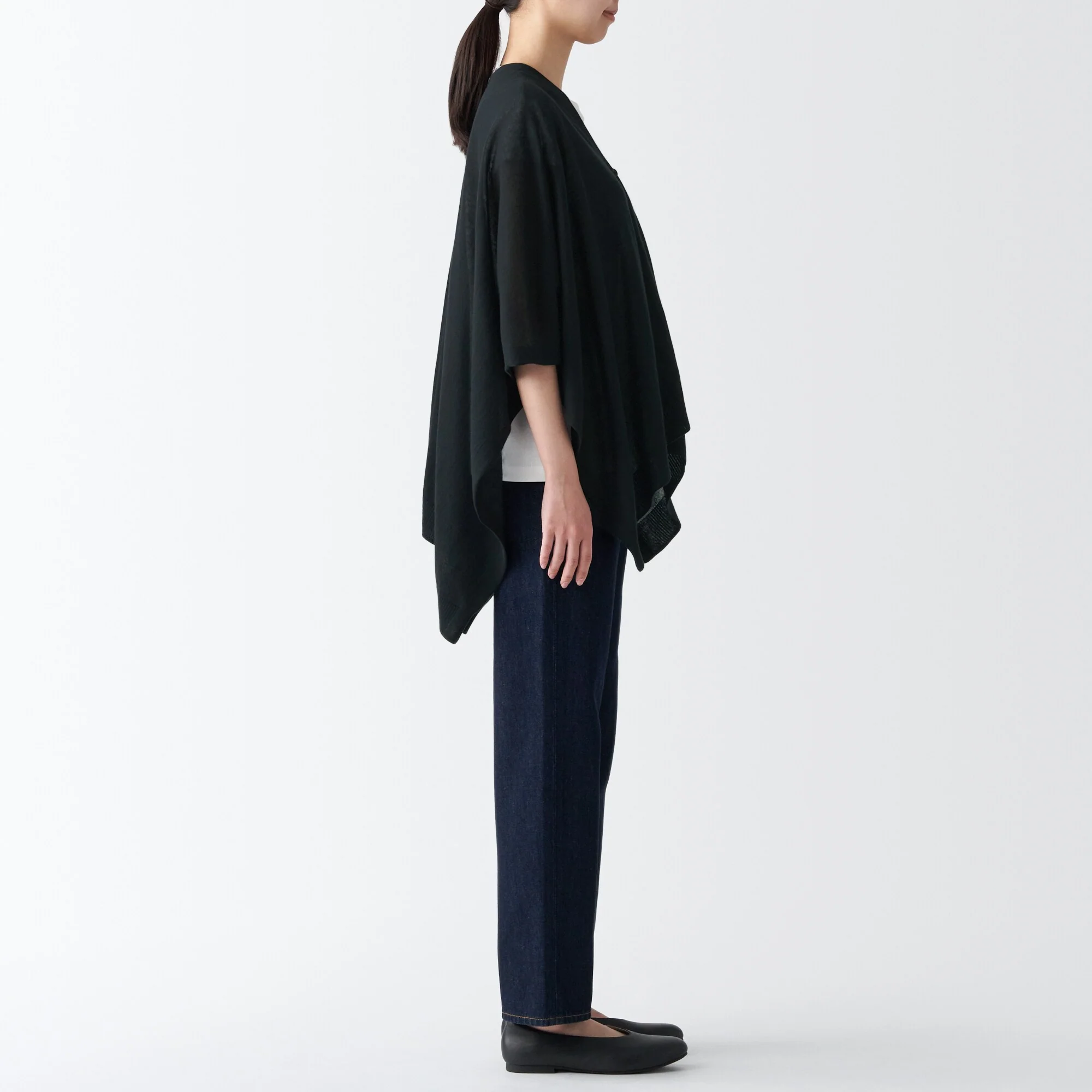 High-Twist Cotton Buttoned Bolero - Image 37