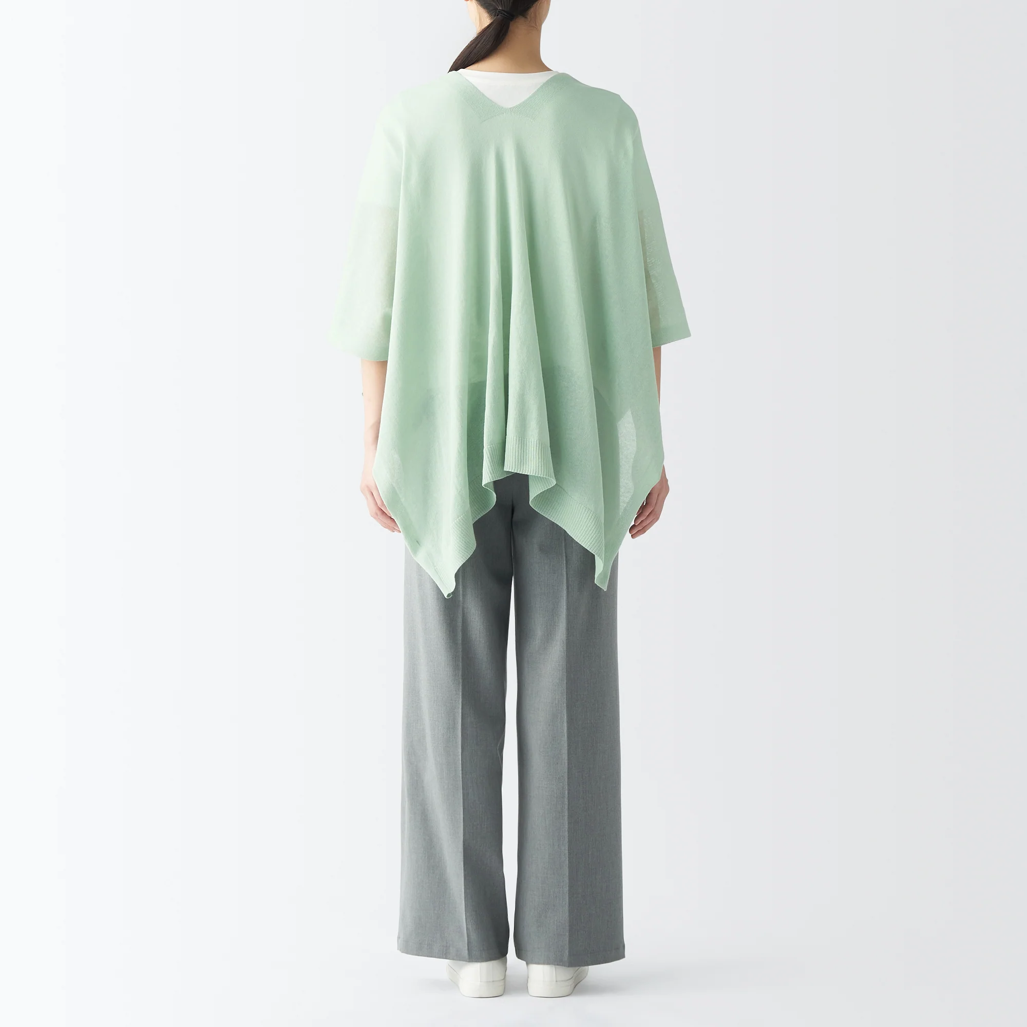 High-Twist Cotton Buttoned Bolero - Image 6
