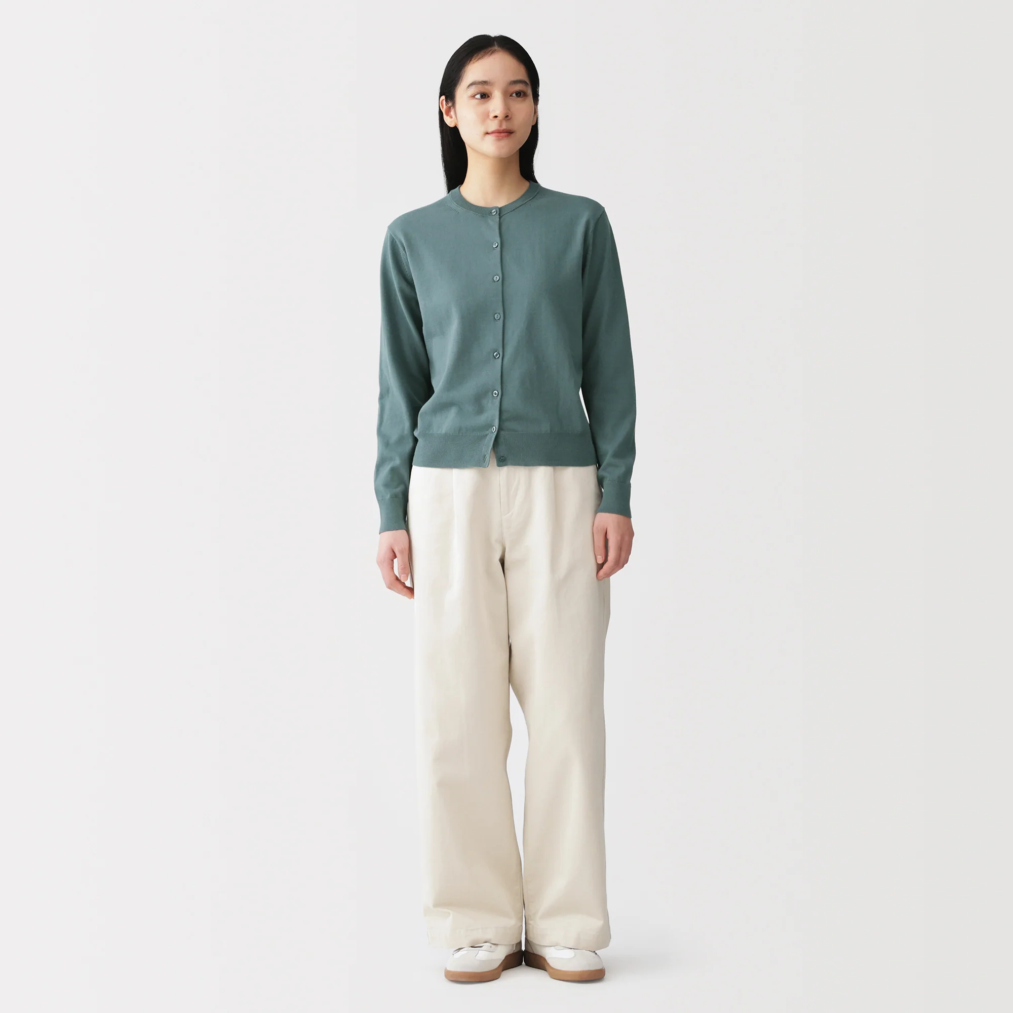 High-Twist Cotton Cardigan - Image 4