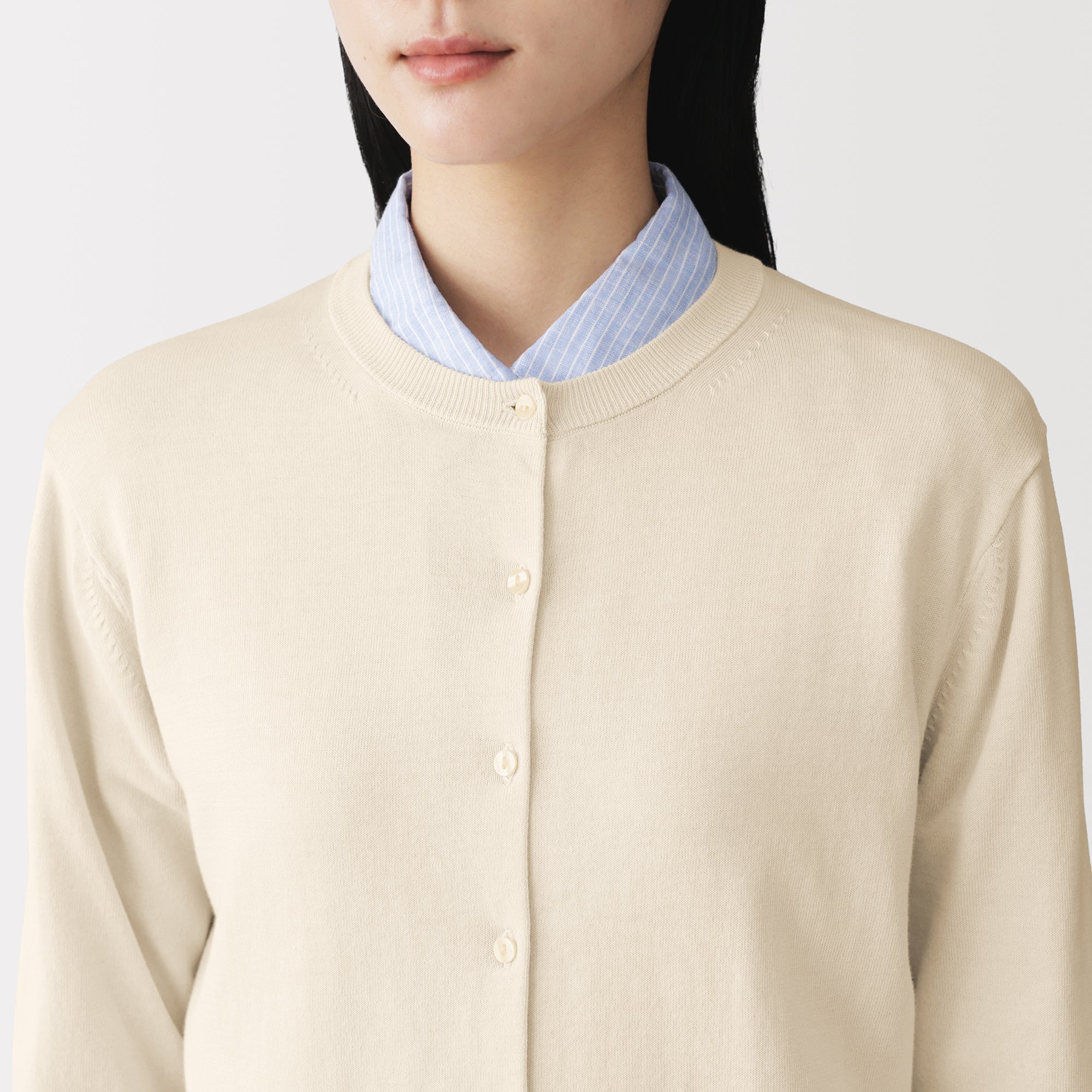 High-Twist Cotton Cardigan - Image 7
