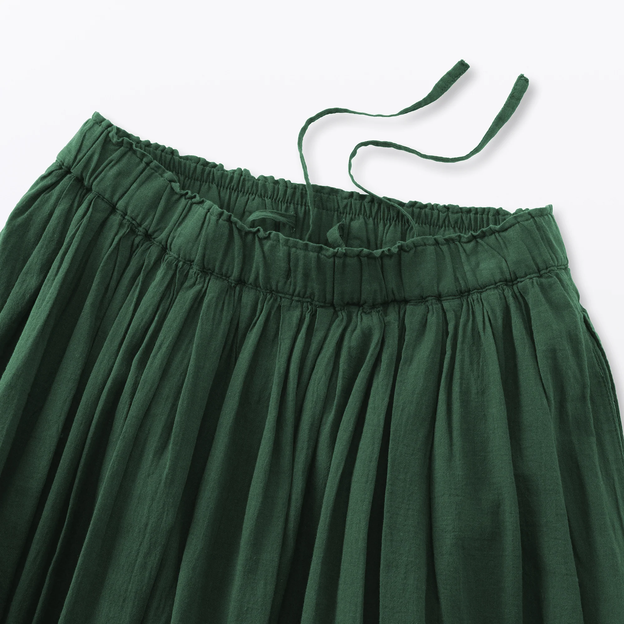 High-Twist Cotton Gathered Skirt - Image 39