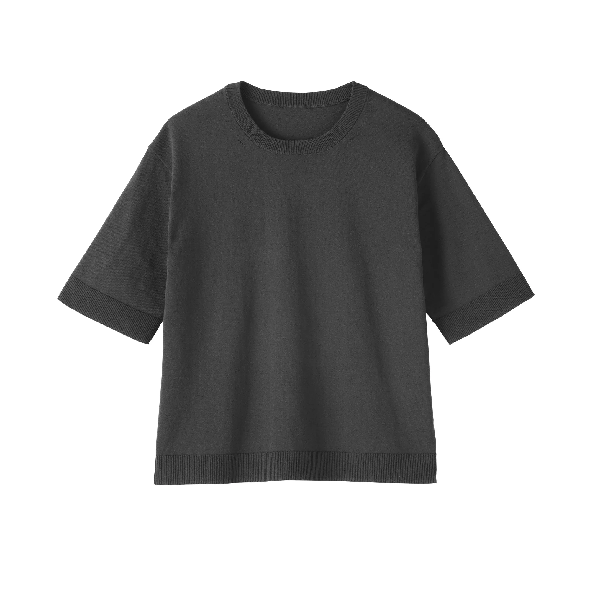 High-Twist Cotton Half Sleeve Sweater - Image 10
