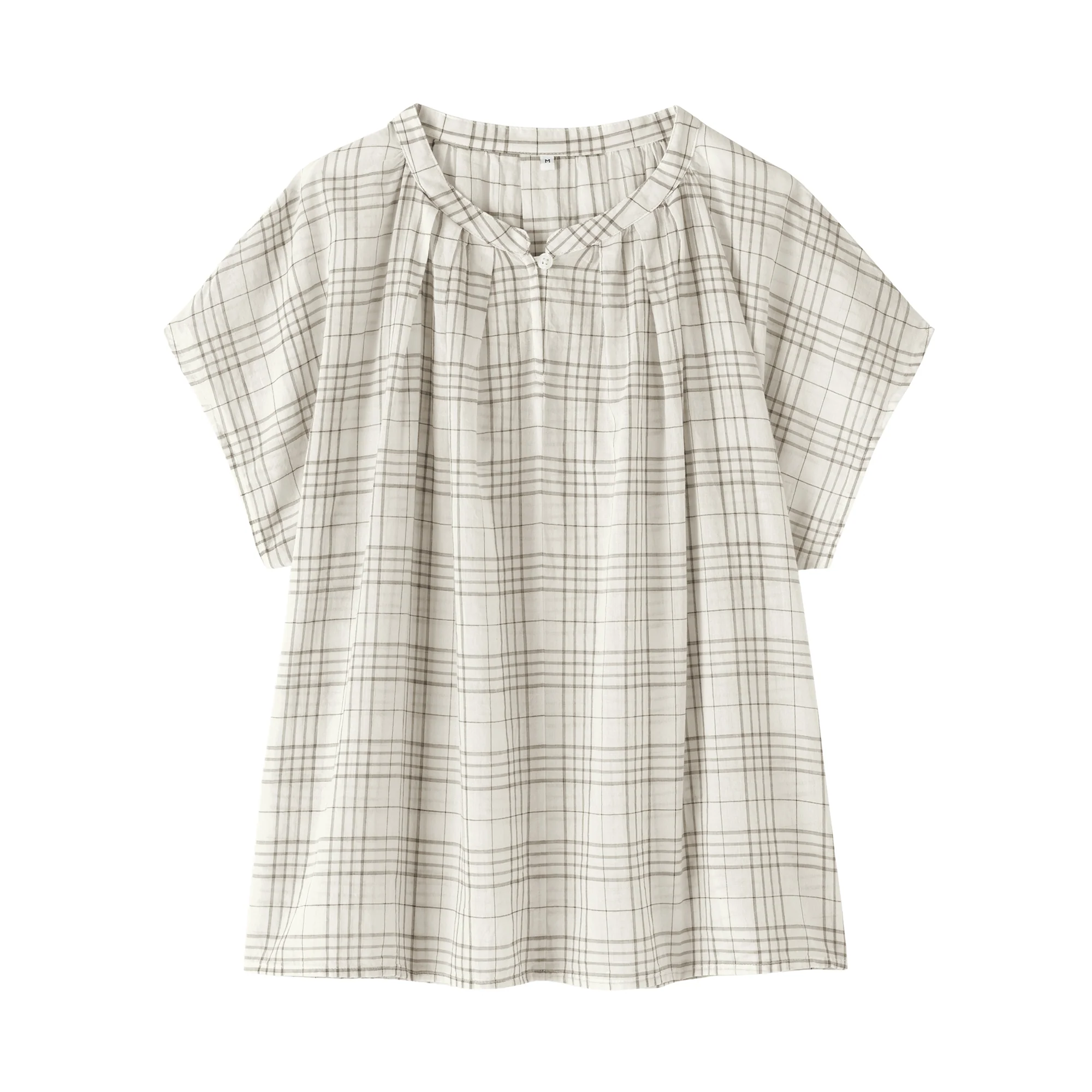 High-Twist Cotton Sheer Blouse - Image 26