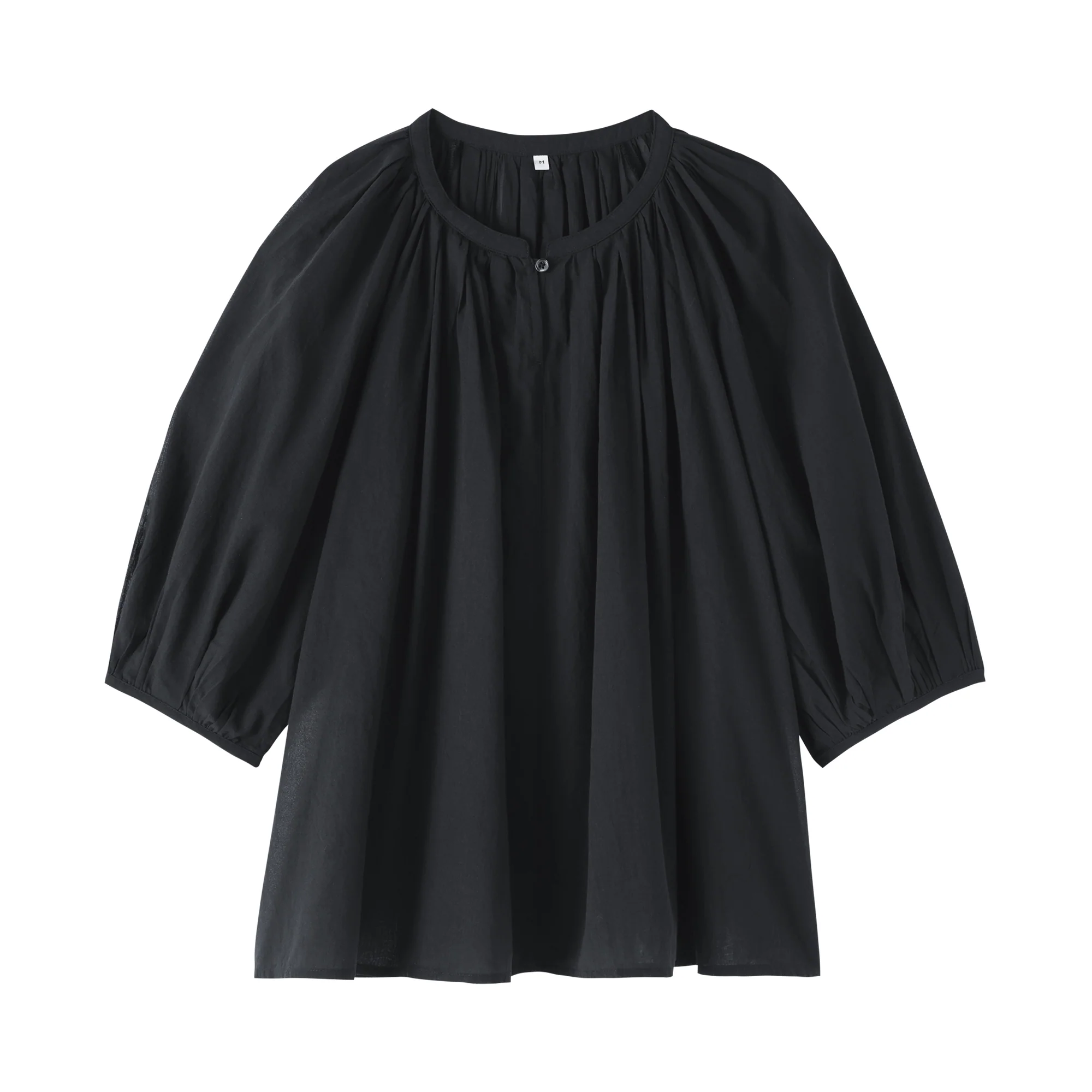 High-Twist Cotton Sheer Blouse - Image 18