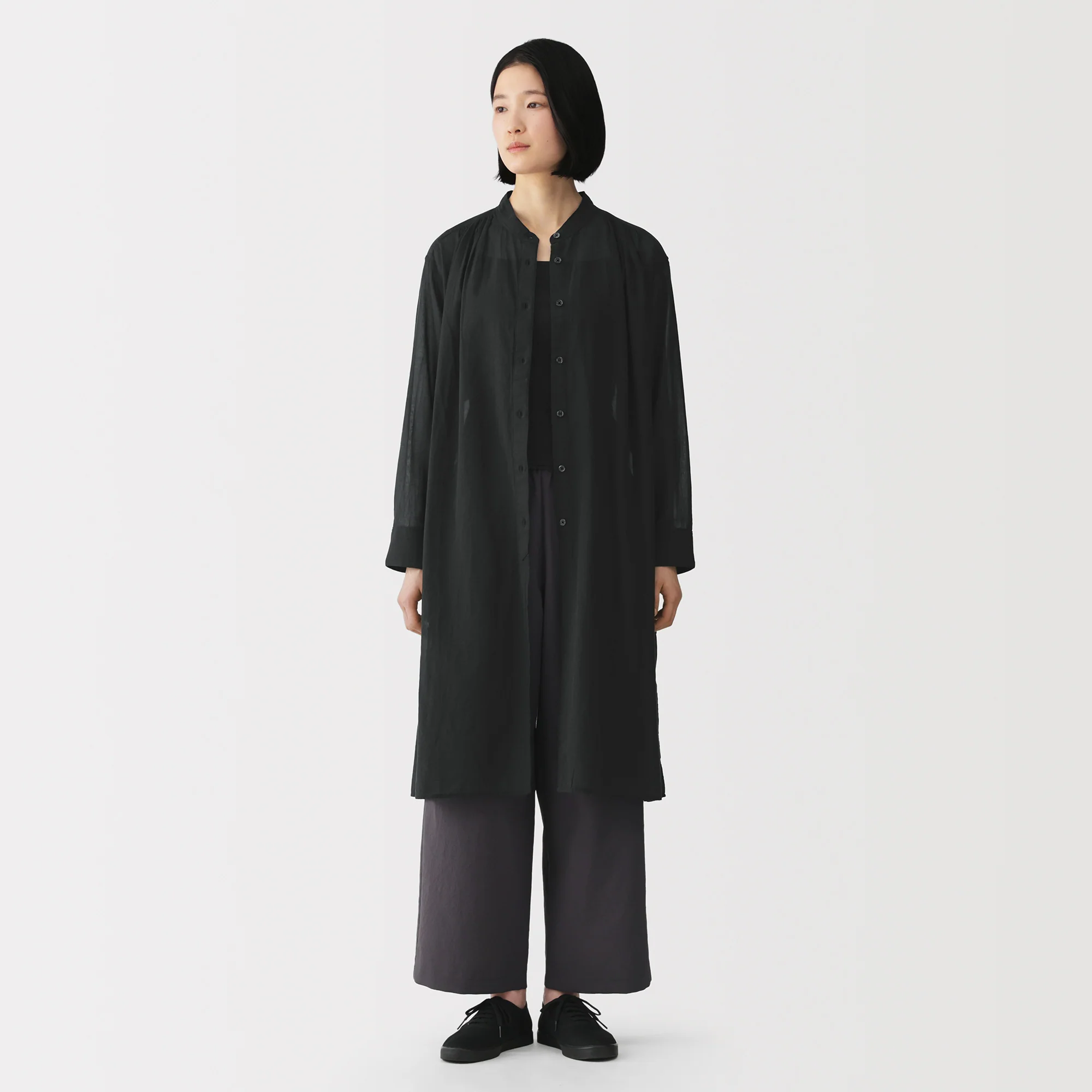 High-Twist Cotton Sheer Dress - Image 12