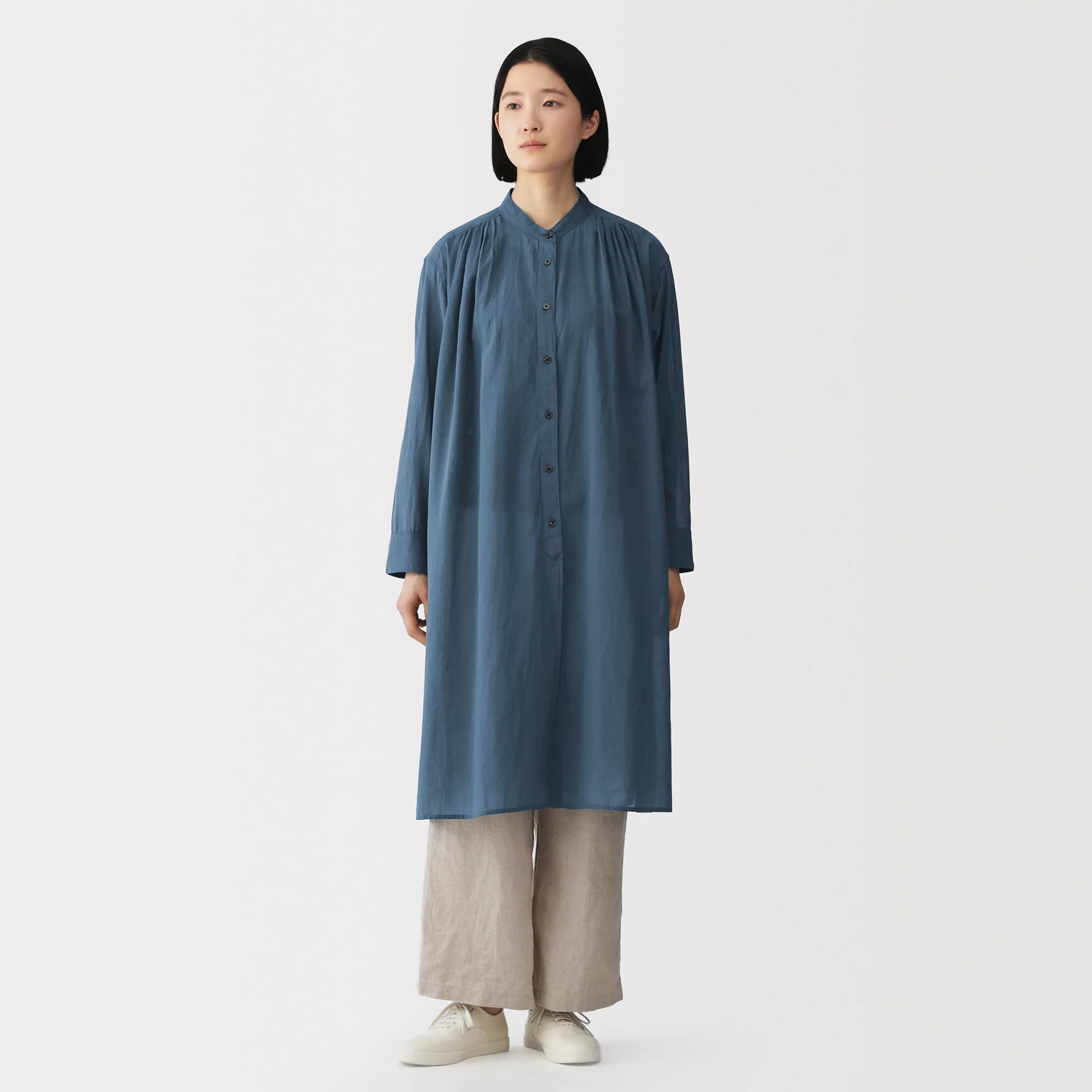 High-Twist Cotton Sheer Dress - Image 19