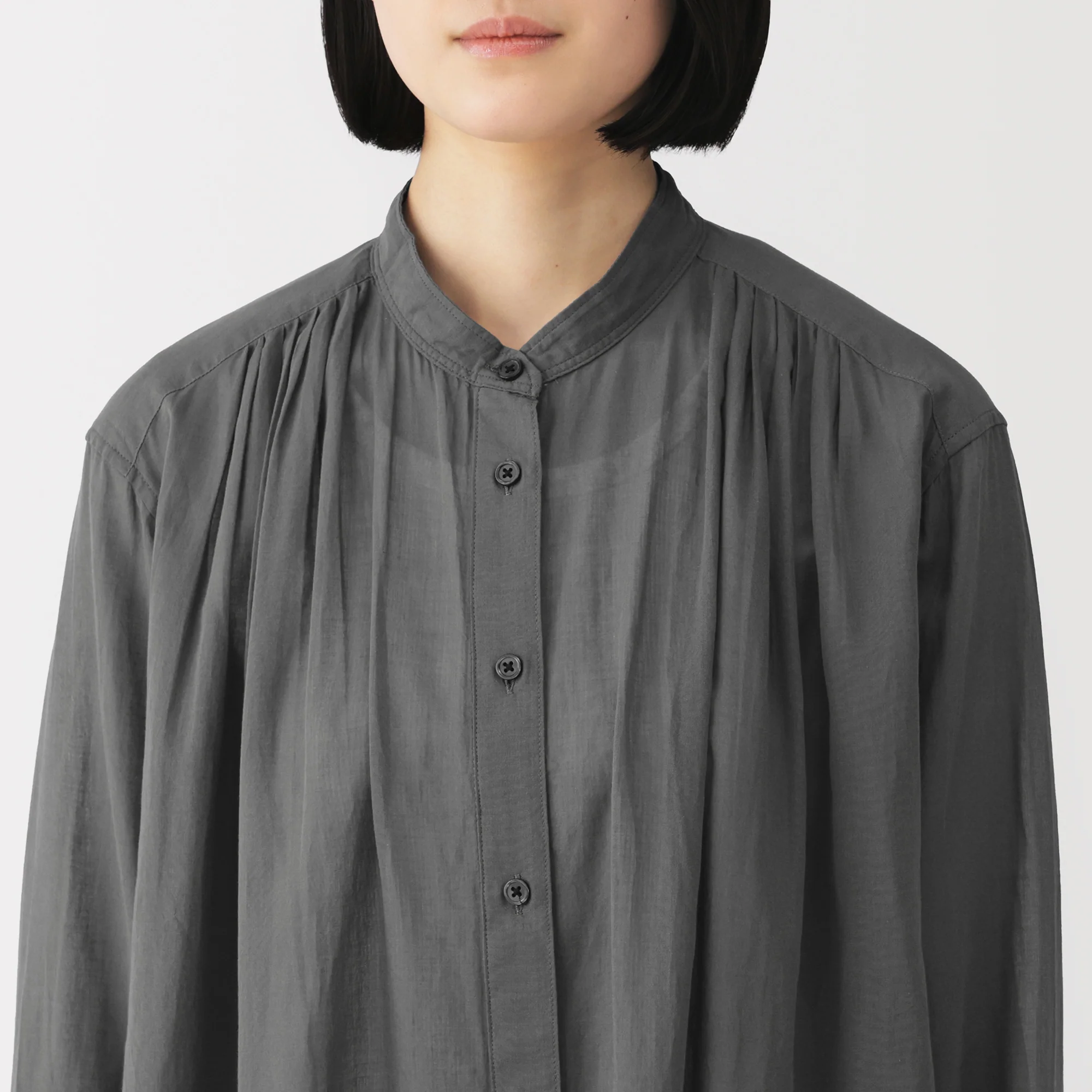 High-Twist Cotton Sheer Dress - Image 7