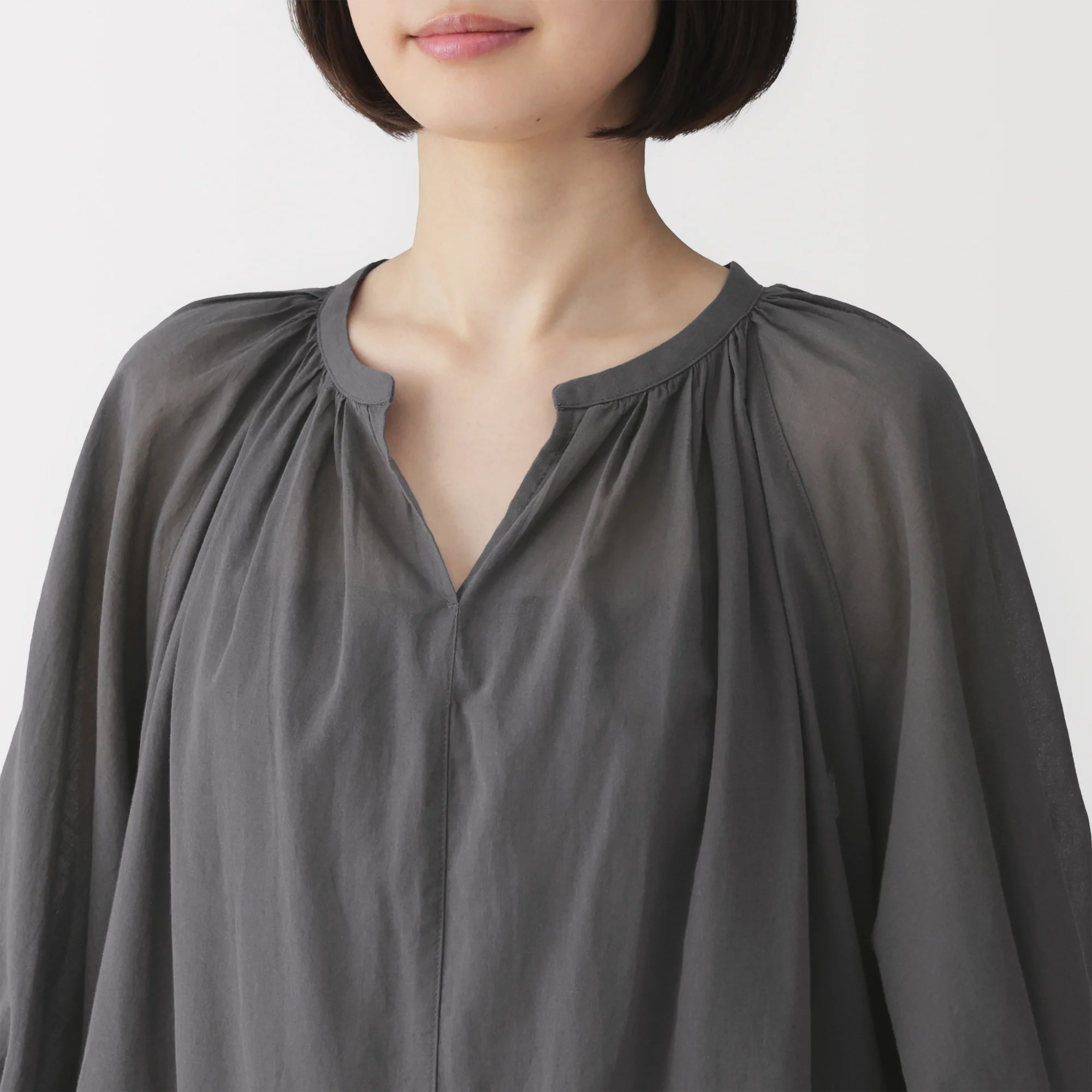 High-Twist Cotton Sheer Dress - Image 7