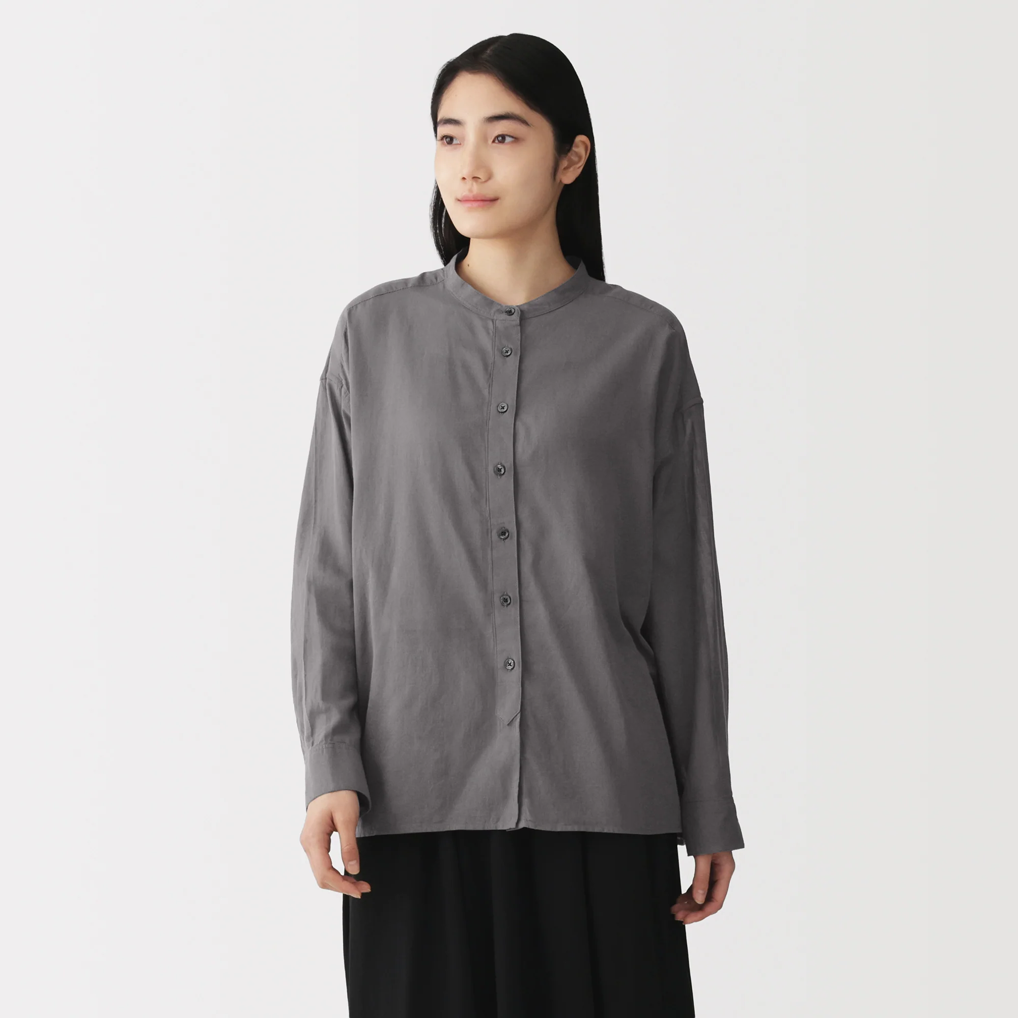 High-Twist Cotton Sheer Shirt - Image 11