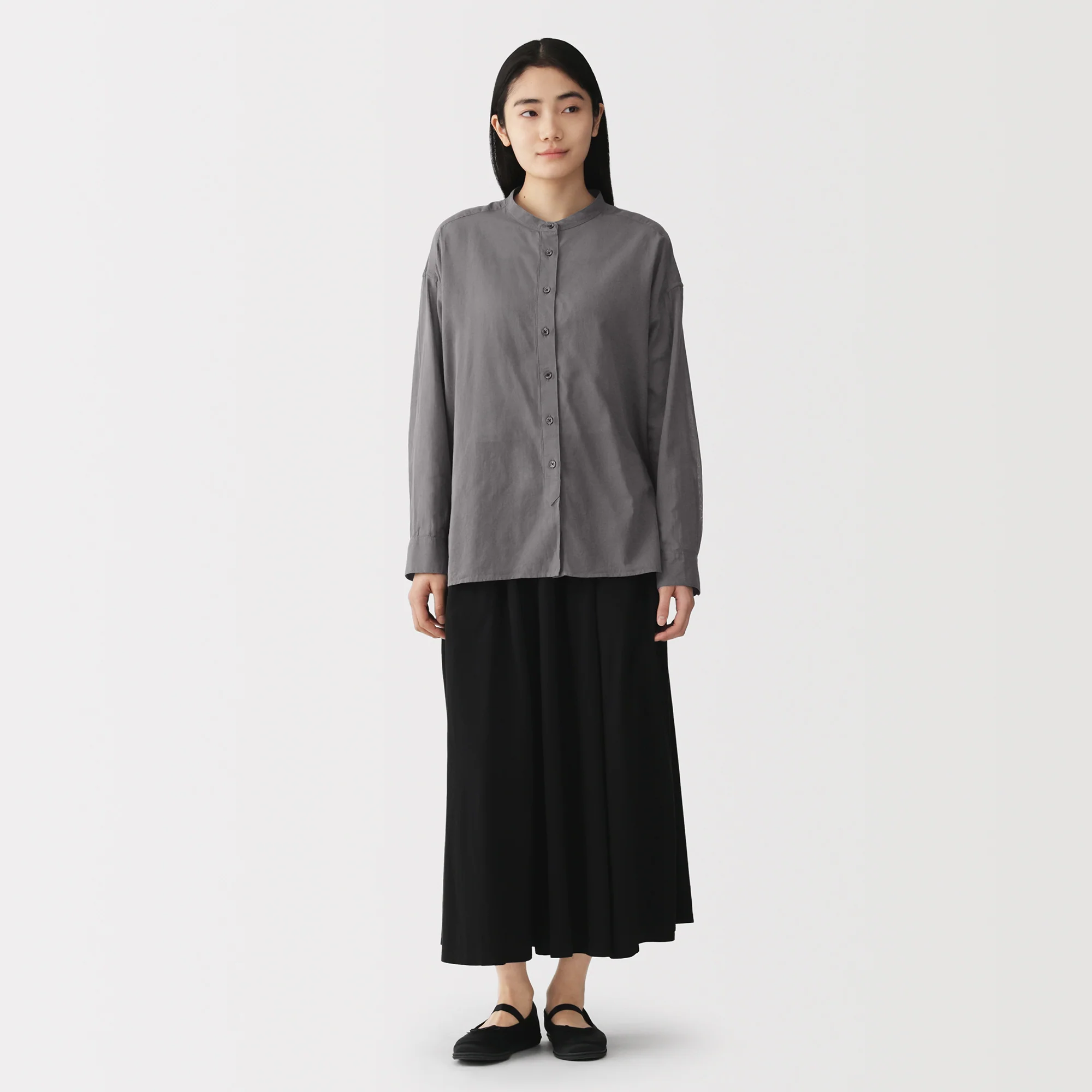 High-Twist Cotton Sheer Shirt - Image 12
