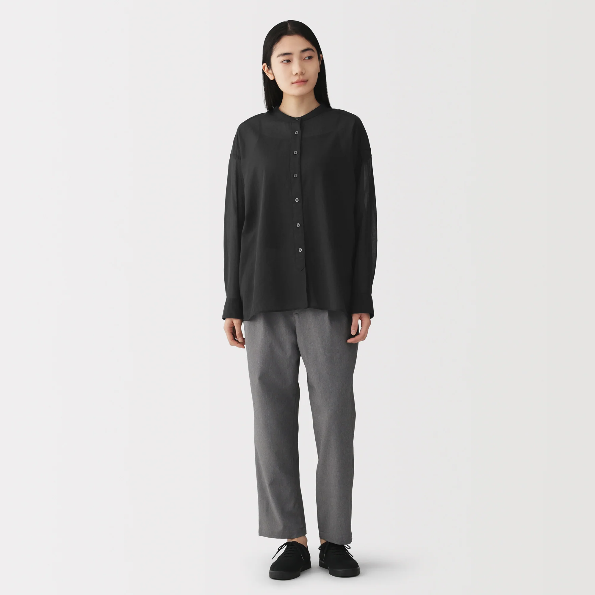 High-Twist Cotton Sheer Shirt - Image 20