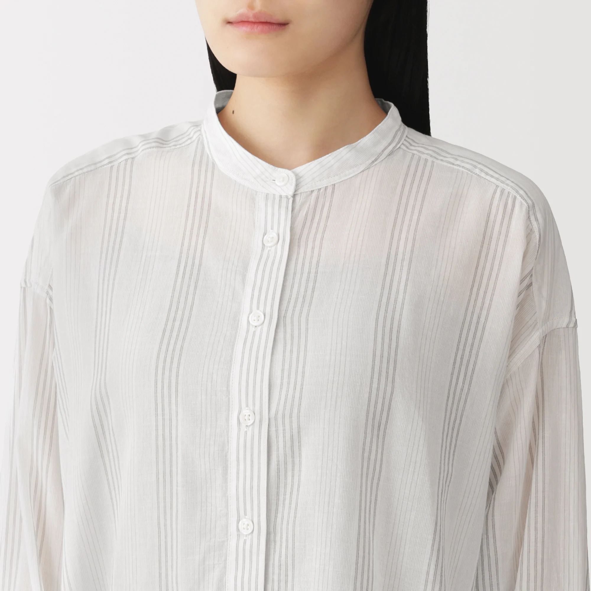 High-Twist Cotton Sheer Shirt - Image 23