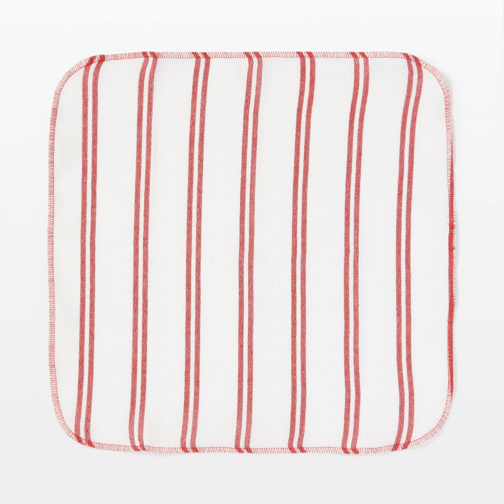 Indian Cotton Kitchen Cloths - Red (6 Pack) - Image 3