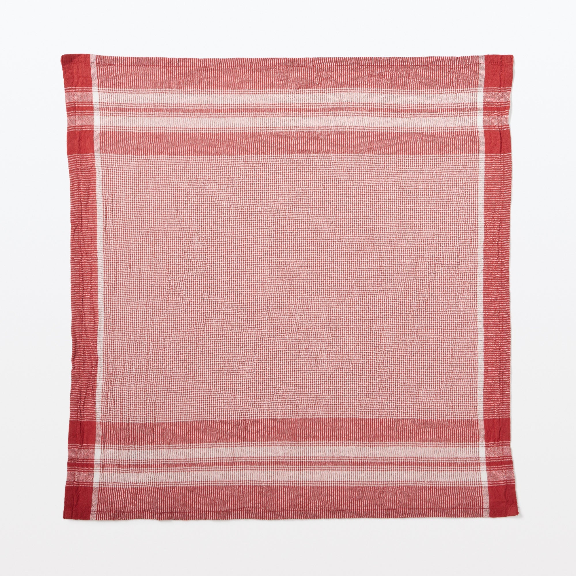 Indian Cotton Multipurpose Cloth - Red - Image 3