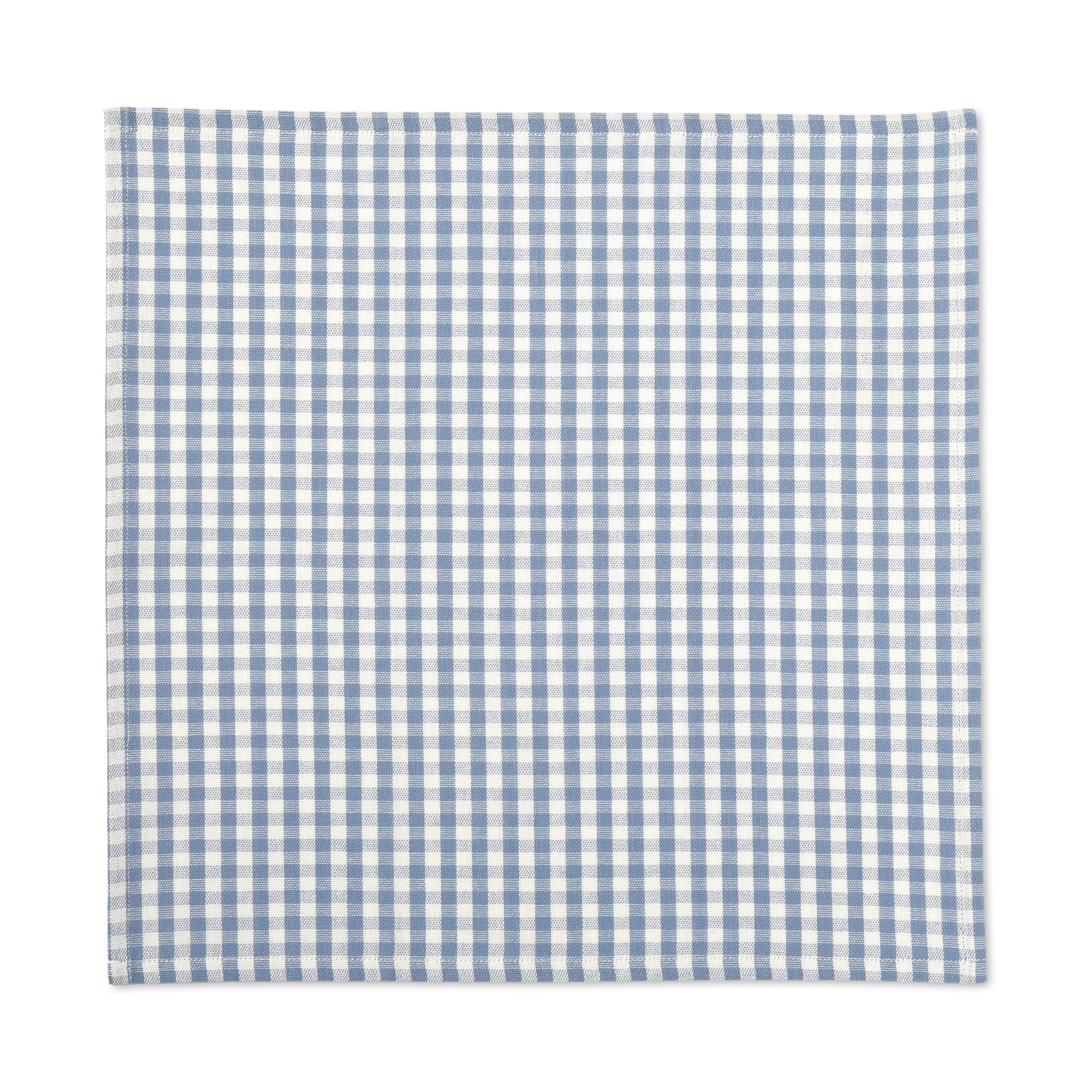 Indian Cotton Napkin - Off-white x Blue - Image 5