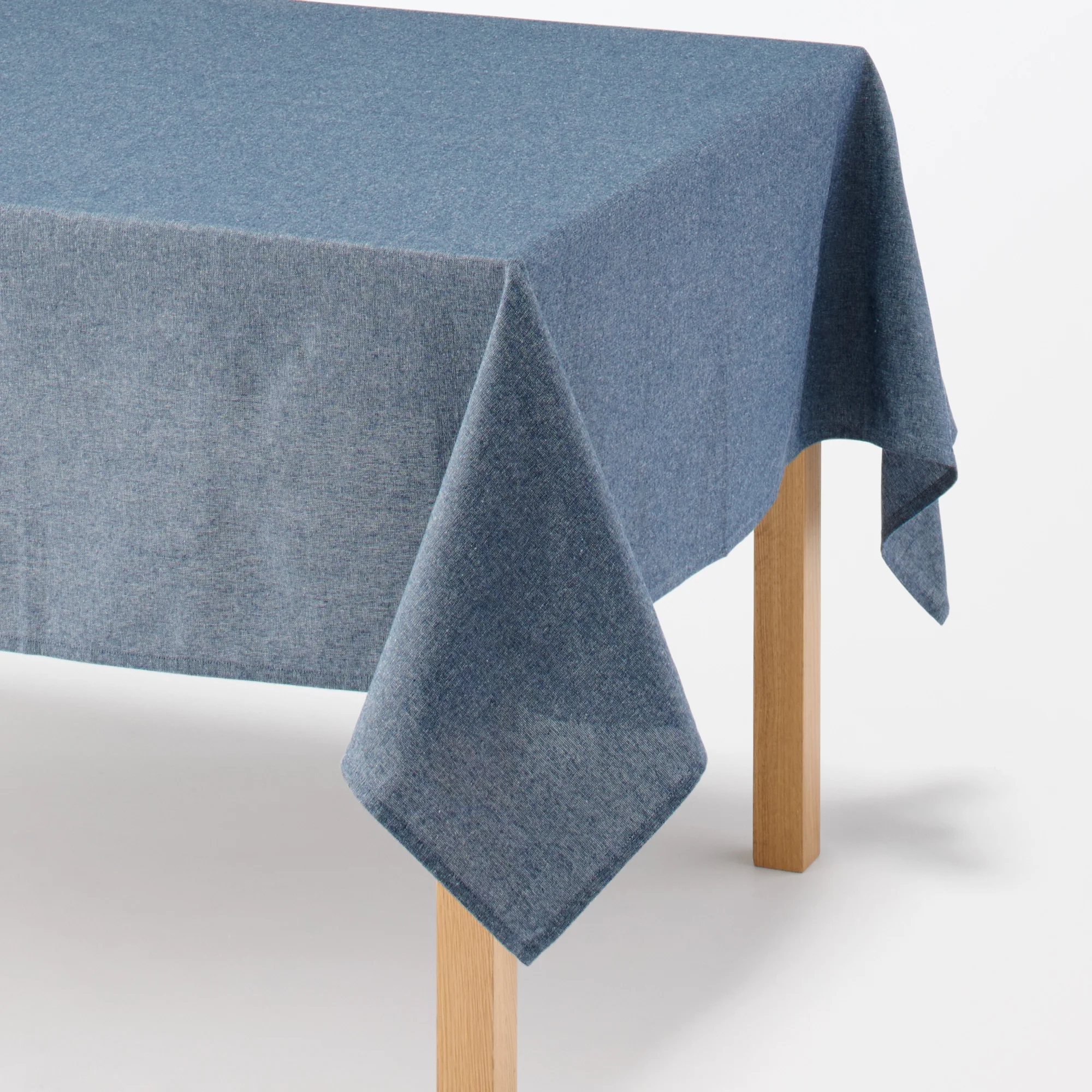 Indian Cotton Tablecloth - Blue - Image 3