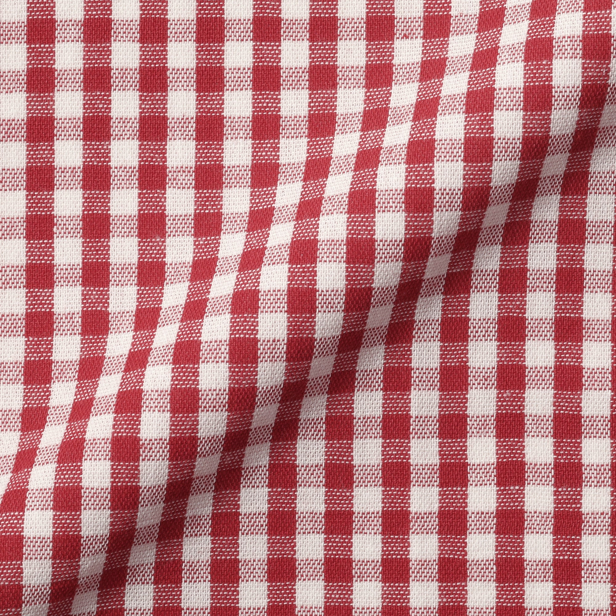 Indian Cotton Tablecloth - Off-white x Red - Image 3