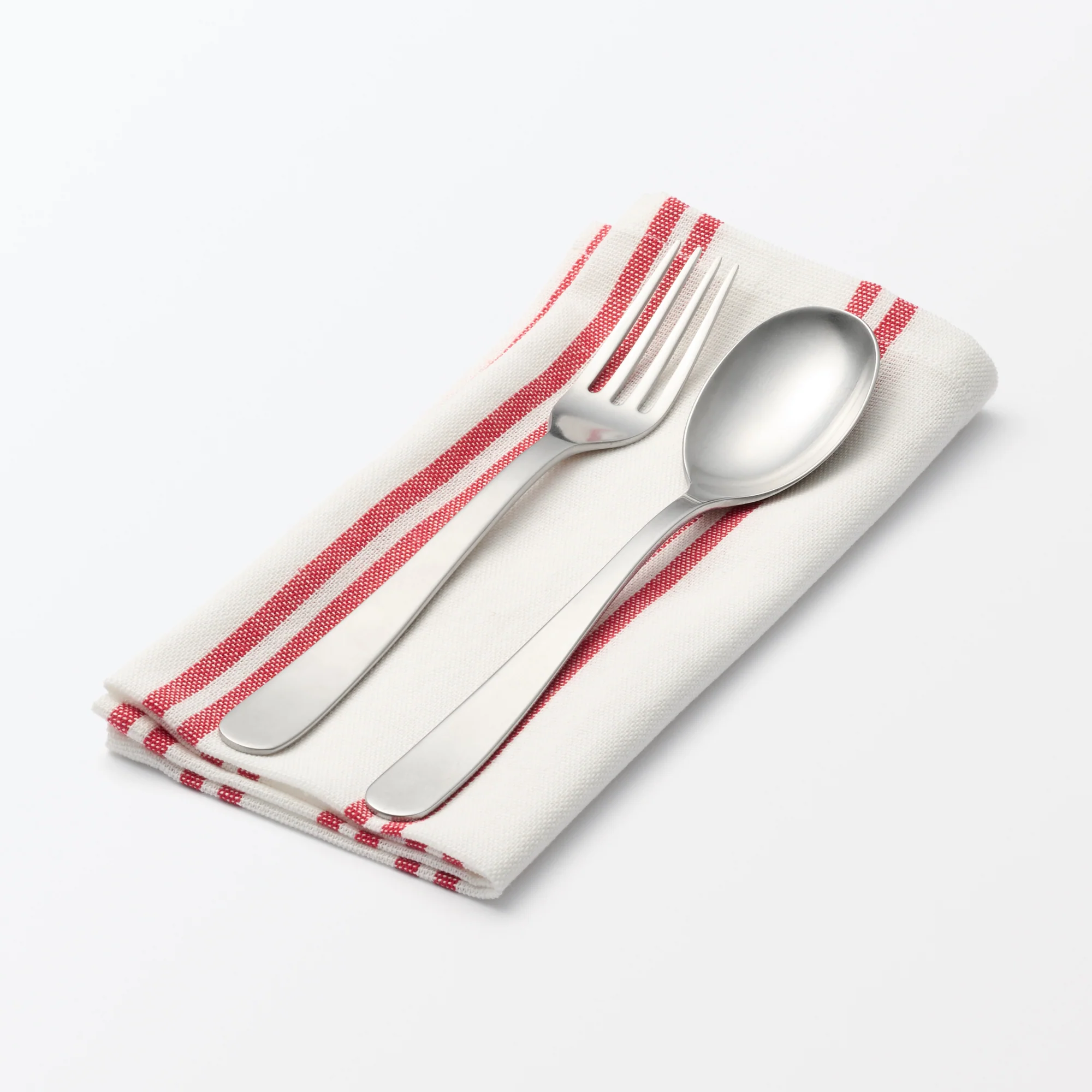 Indian Cotton Yarn Dyed Napkin - Red Stripe - Image 4