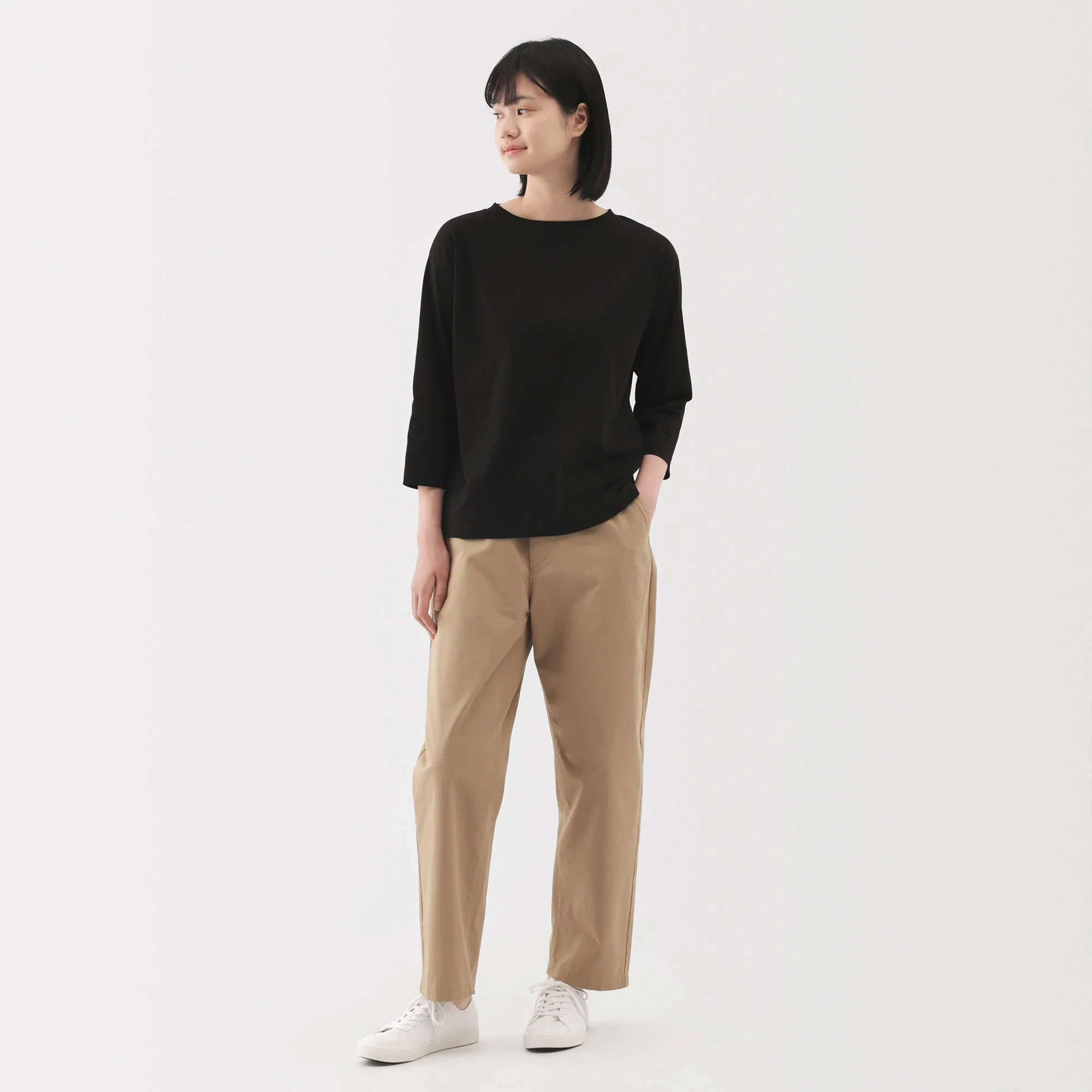 Jersey Boat Neck T-Shirt - Image 4