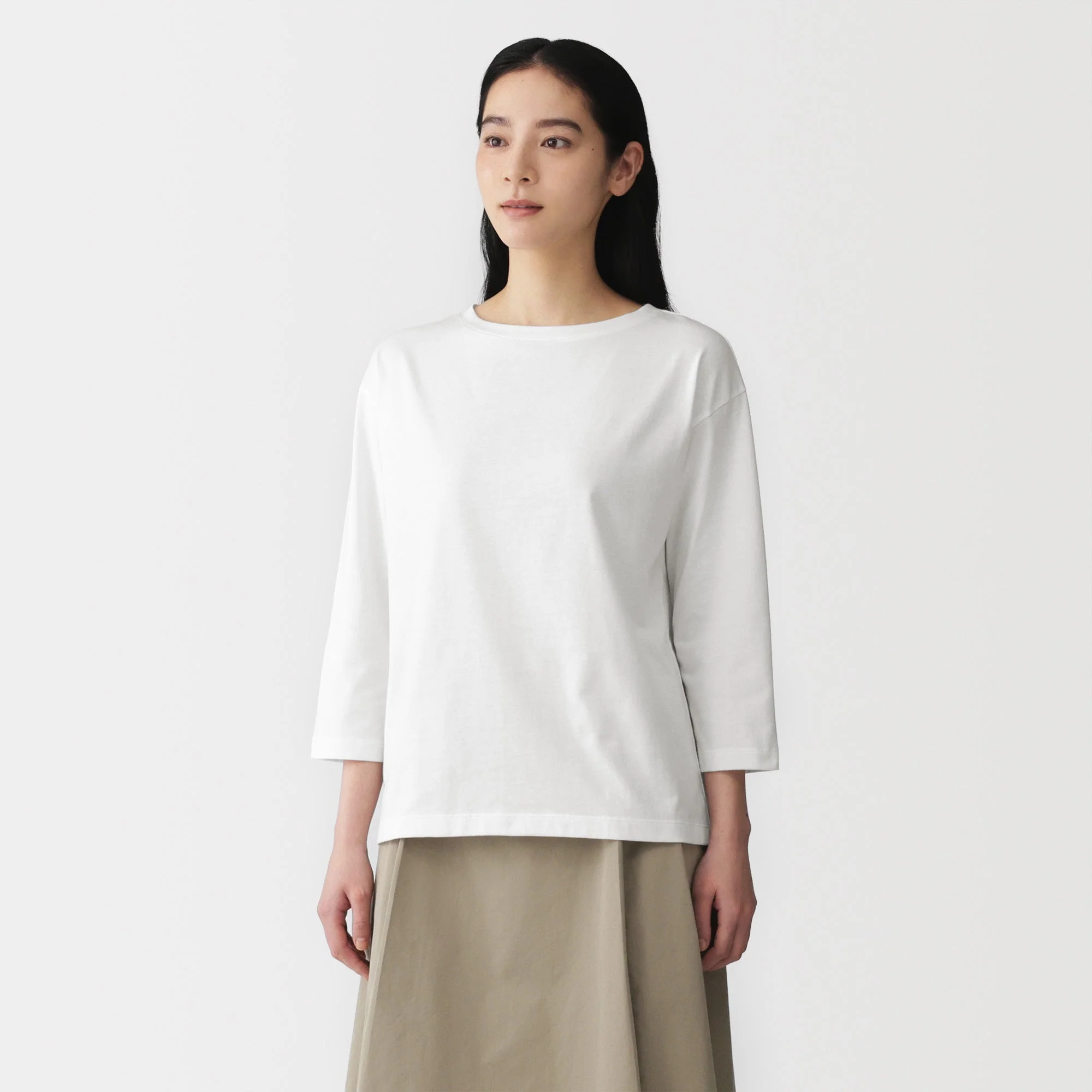 Jersey Boatneck T-Shirt - Image 11