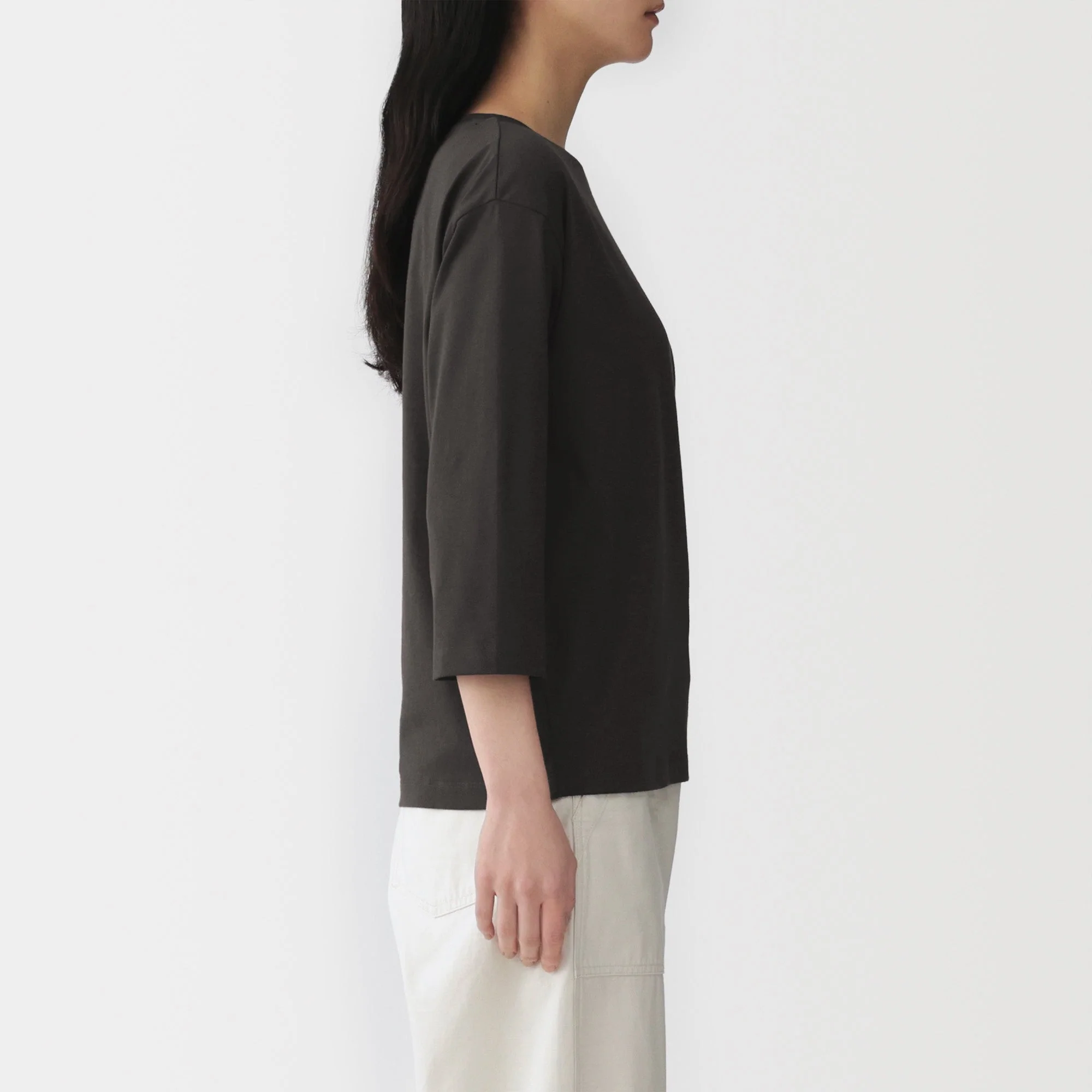 Jersey Boatneck T-Shirt - Image 21