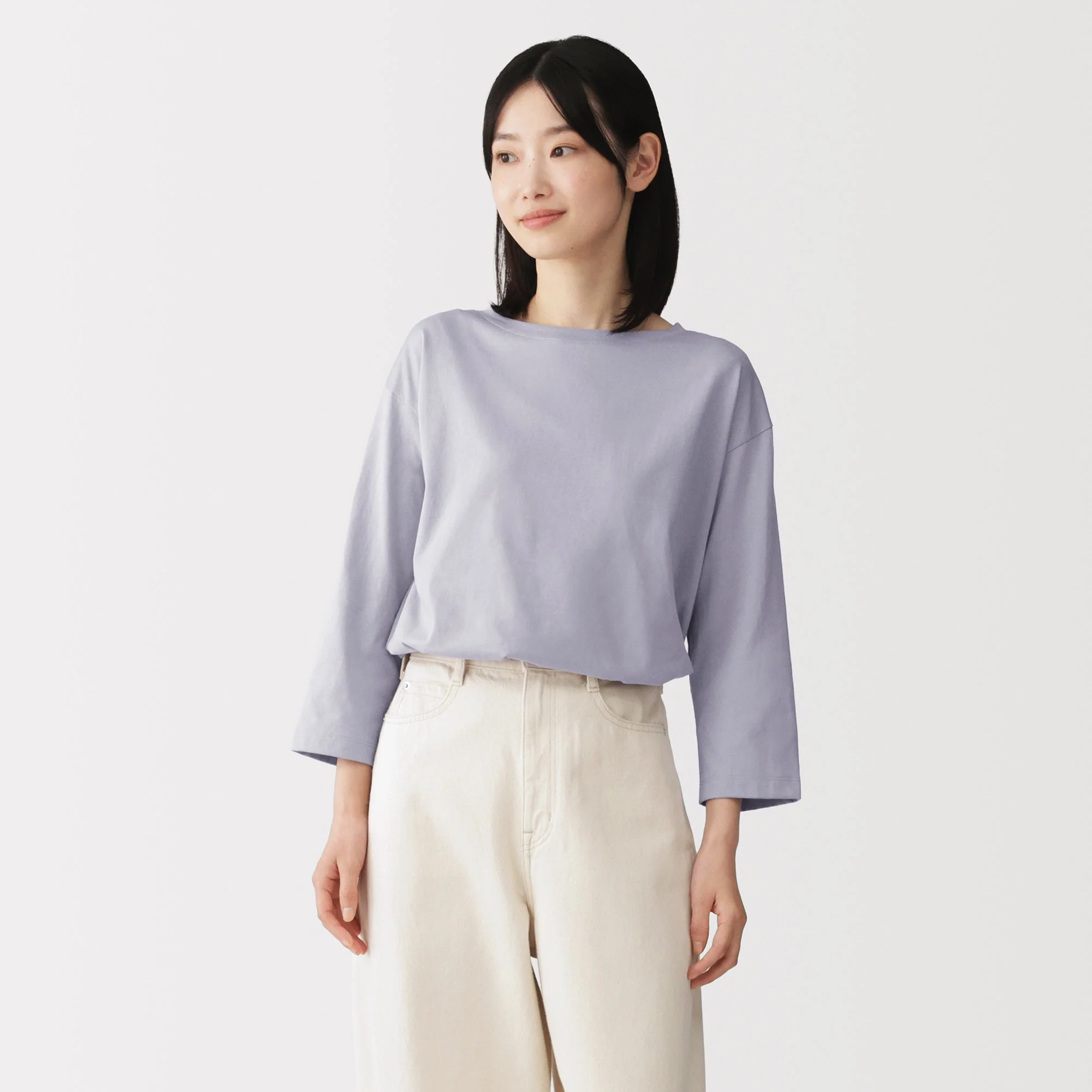 Jersey Boatneck T-Shirt - Image 3