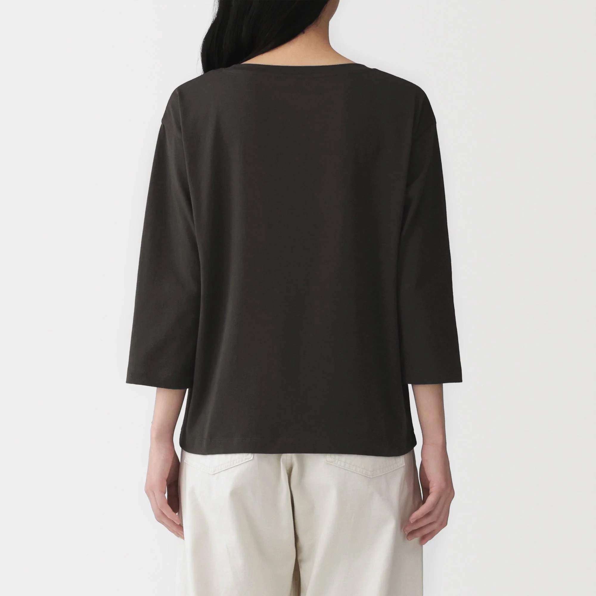 Jersey Boatneck T-Shirt - Image 38