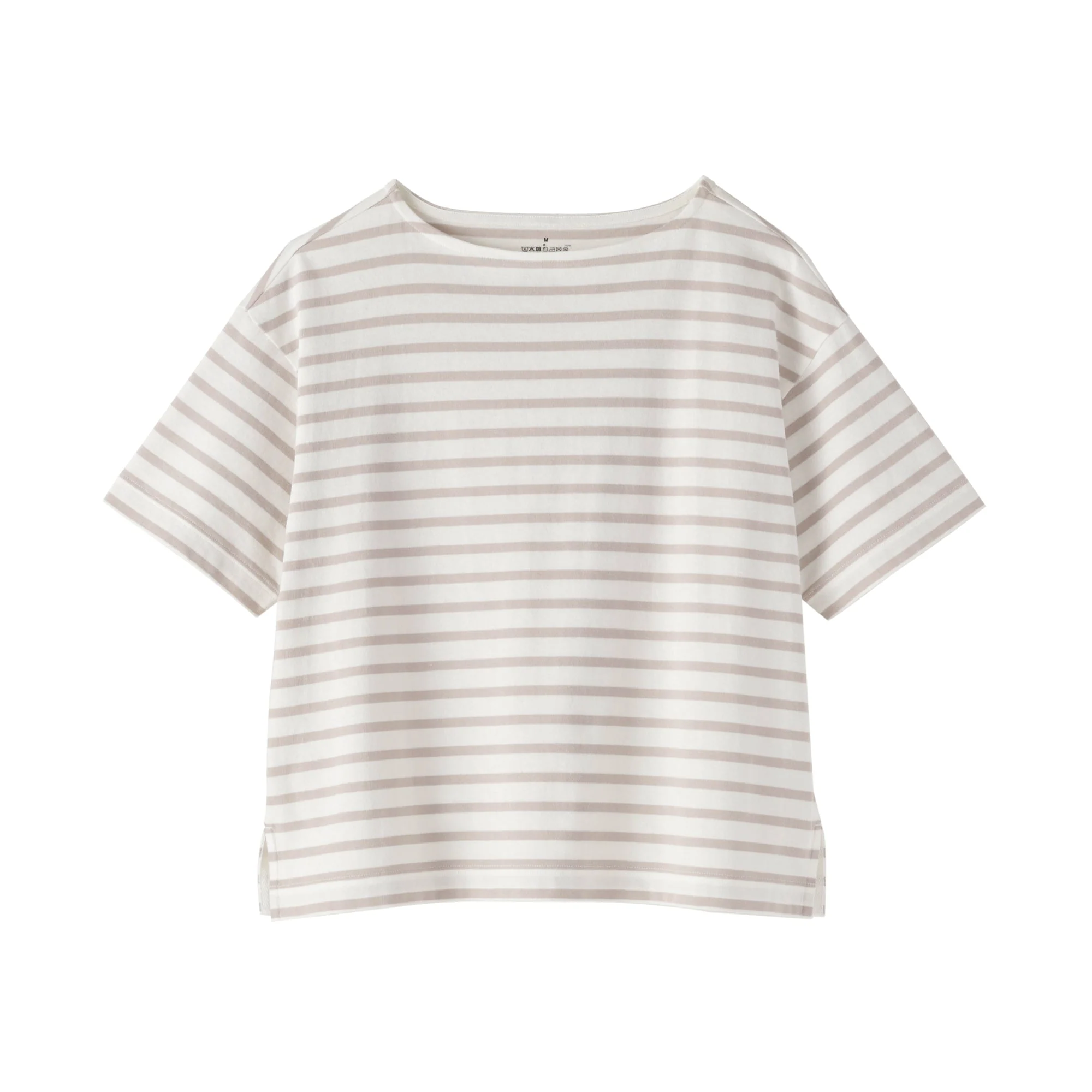 Cotton Jersey Boatneck T-Shirt - Image 10