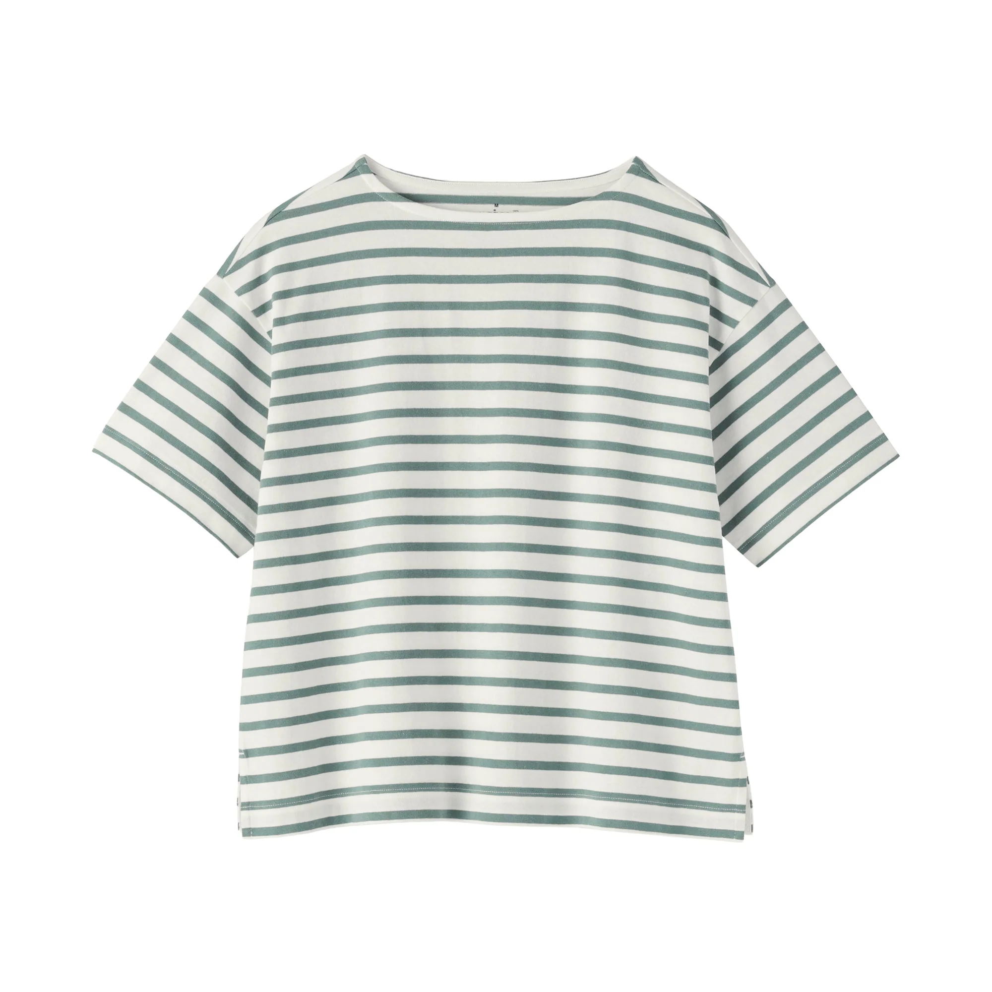 Cotton Jersey Boatneck T-Shirt - Image 2
