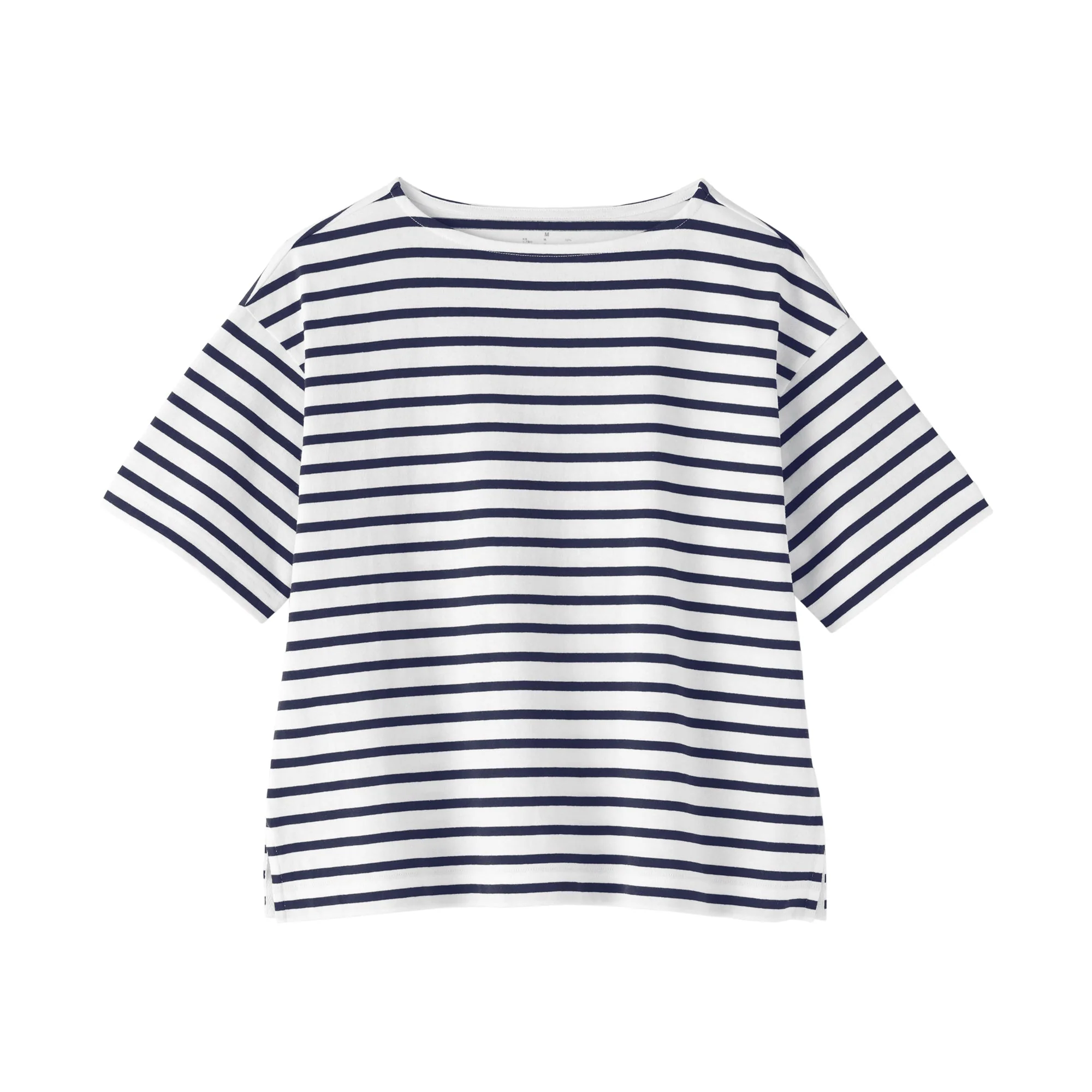 Cotton Jersey Boatneck T-Shirt - Image 26