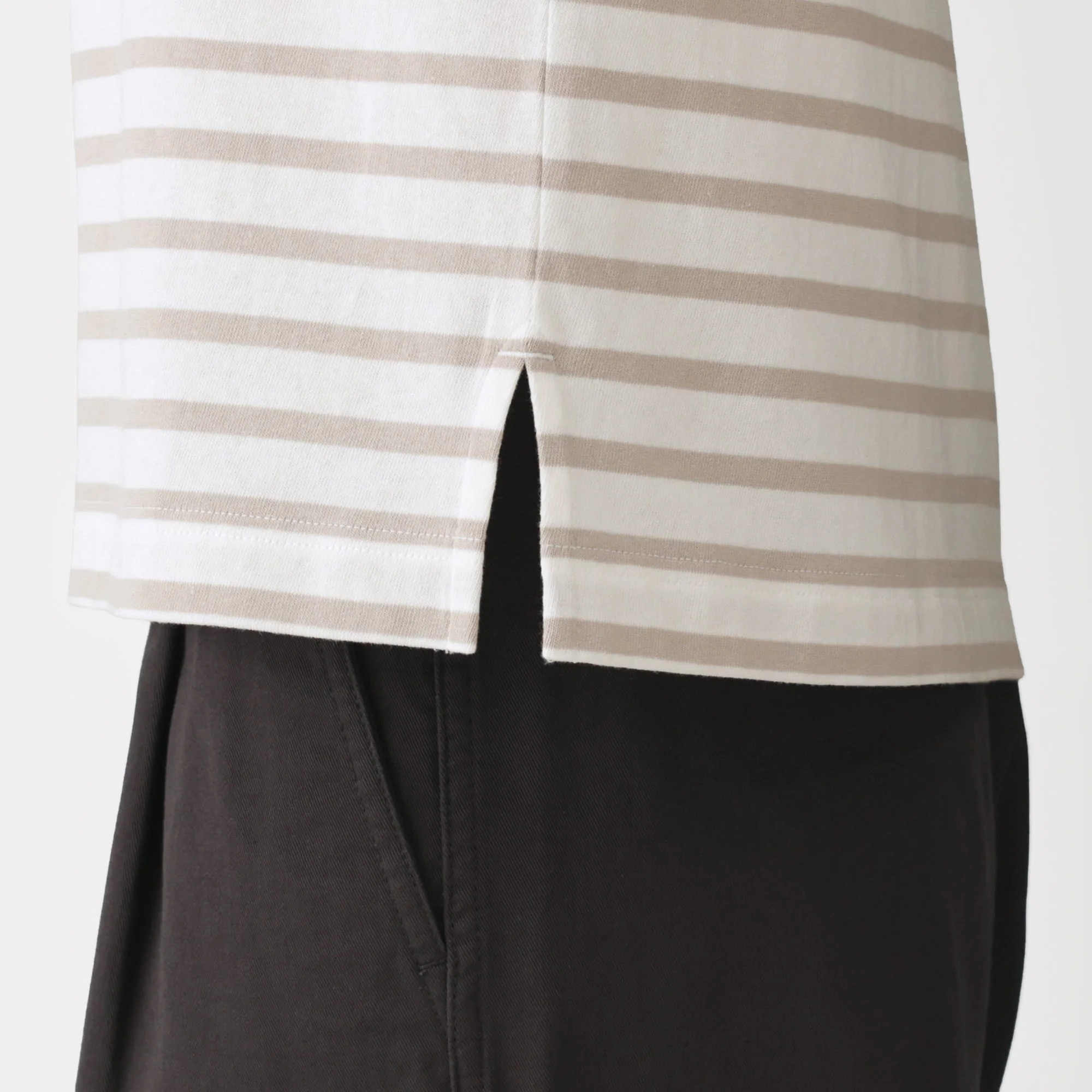 Cotton Jersey Boatneck T-Shirt - Image 8
