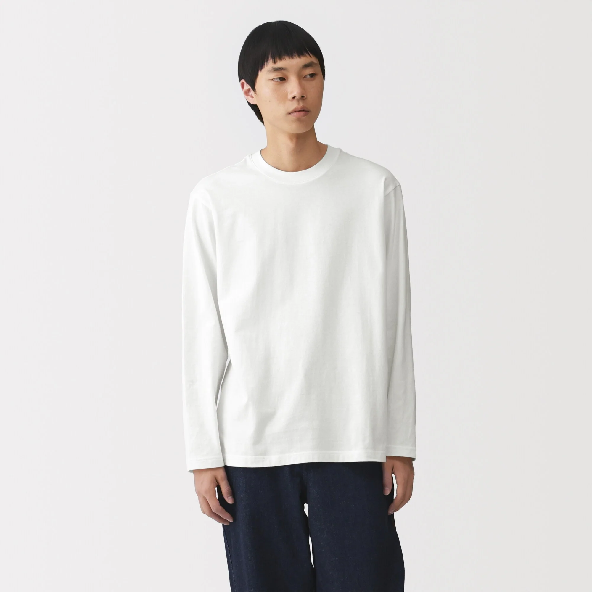 Cotton Jersey Crewneck T-Shirt