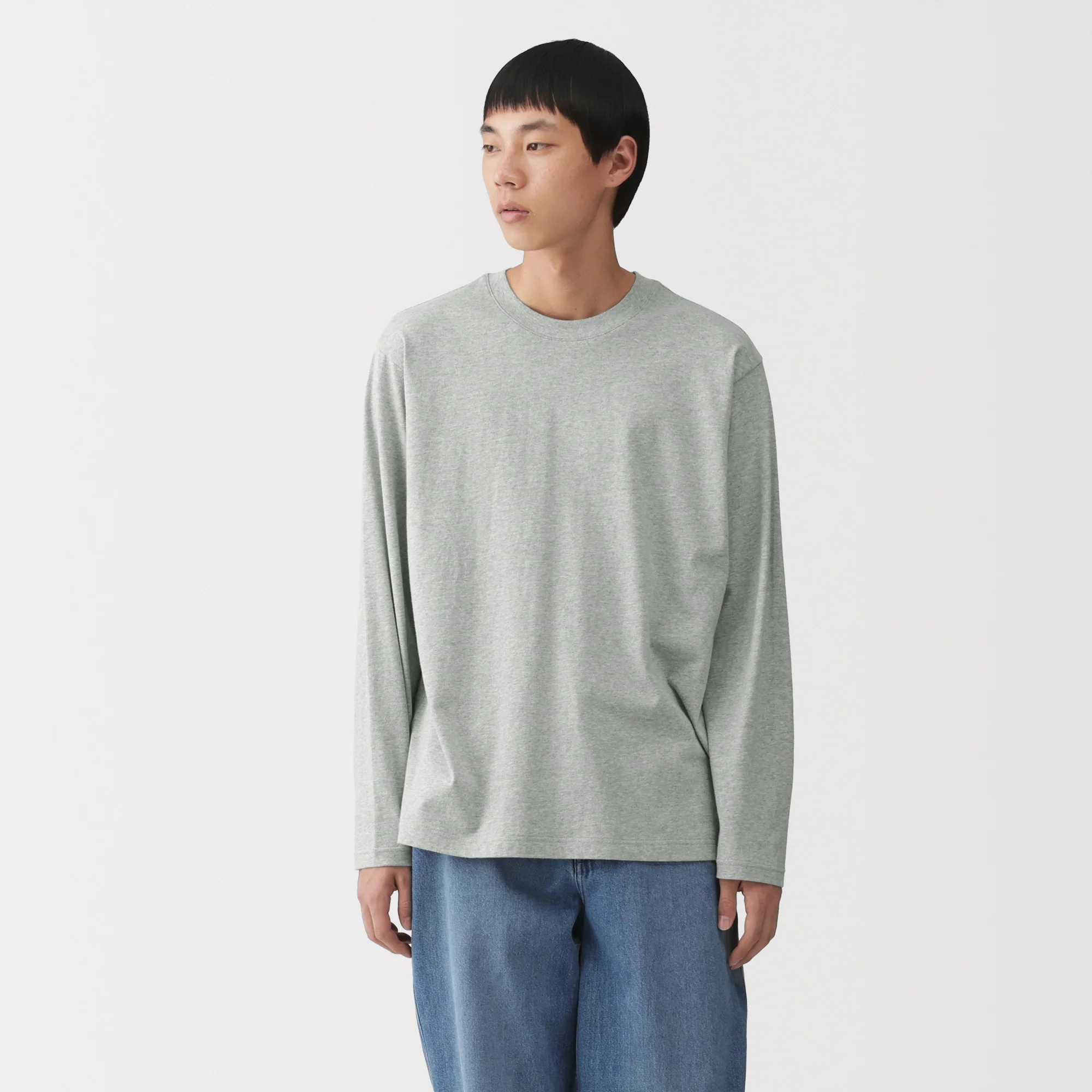 Cotton Jersey Crewneck T-Shirt - Image 11