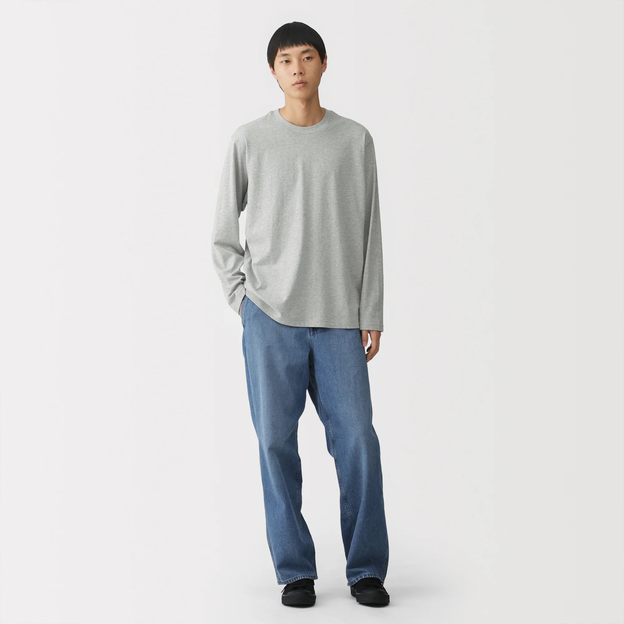 Cotton Jersey Crewneck T-Shirt - Image 12
