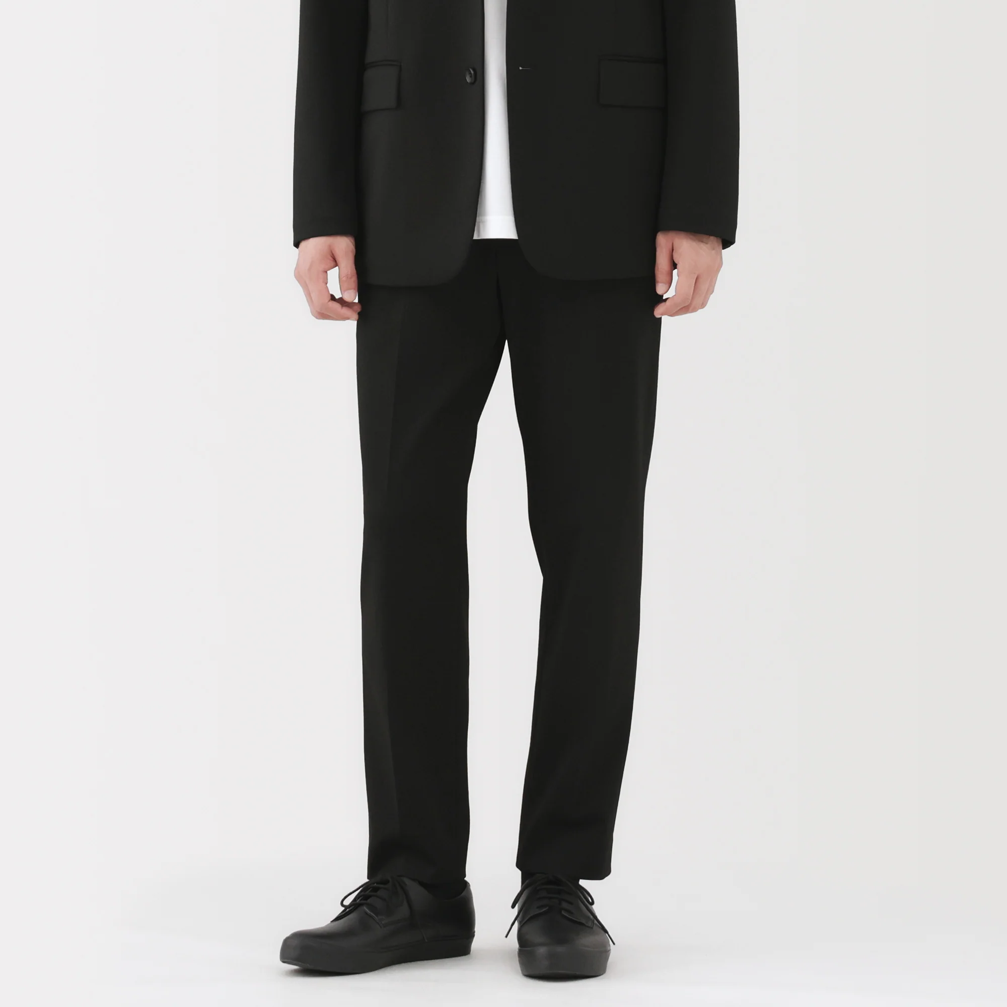 Jersey Flat Front Pants - Image 3