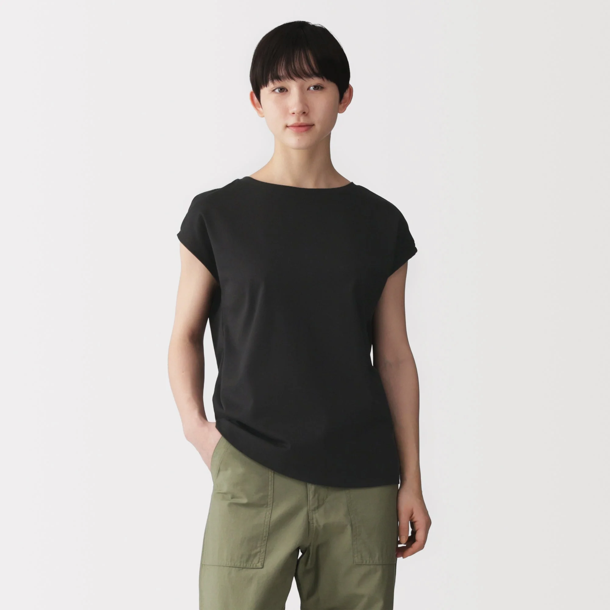 Jersey French Sleeve T-Shirt - Image 27