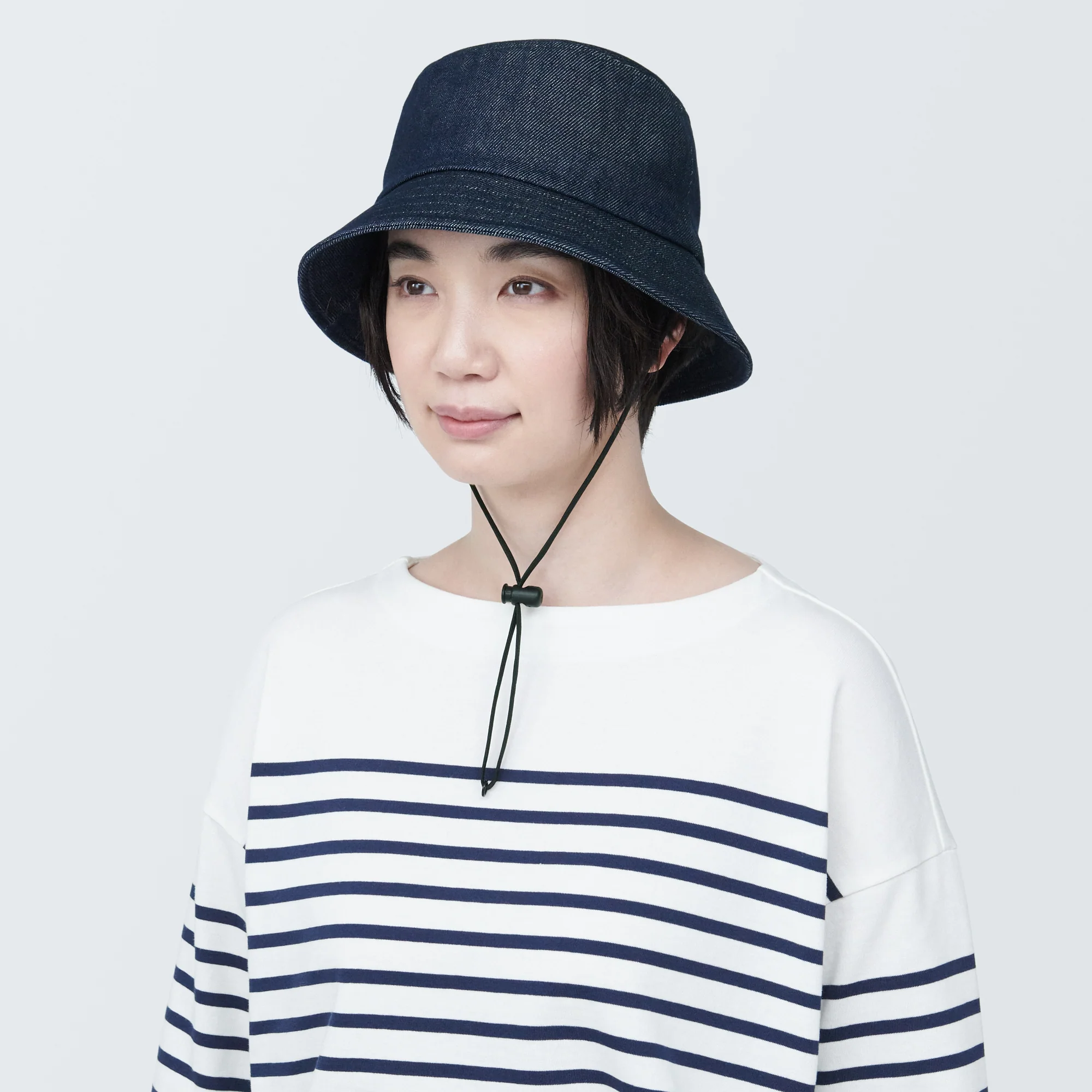 Kapok Blend Bucket Hat Indigo Blue - Image 3