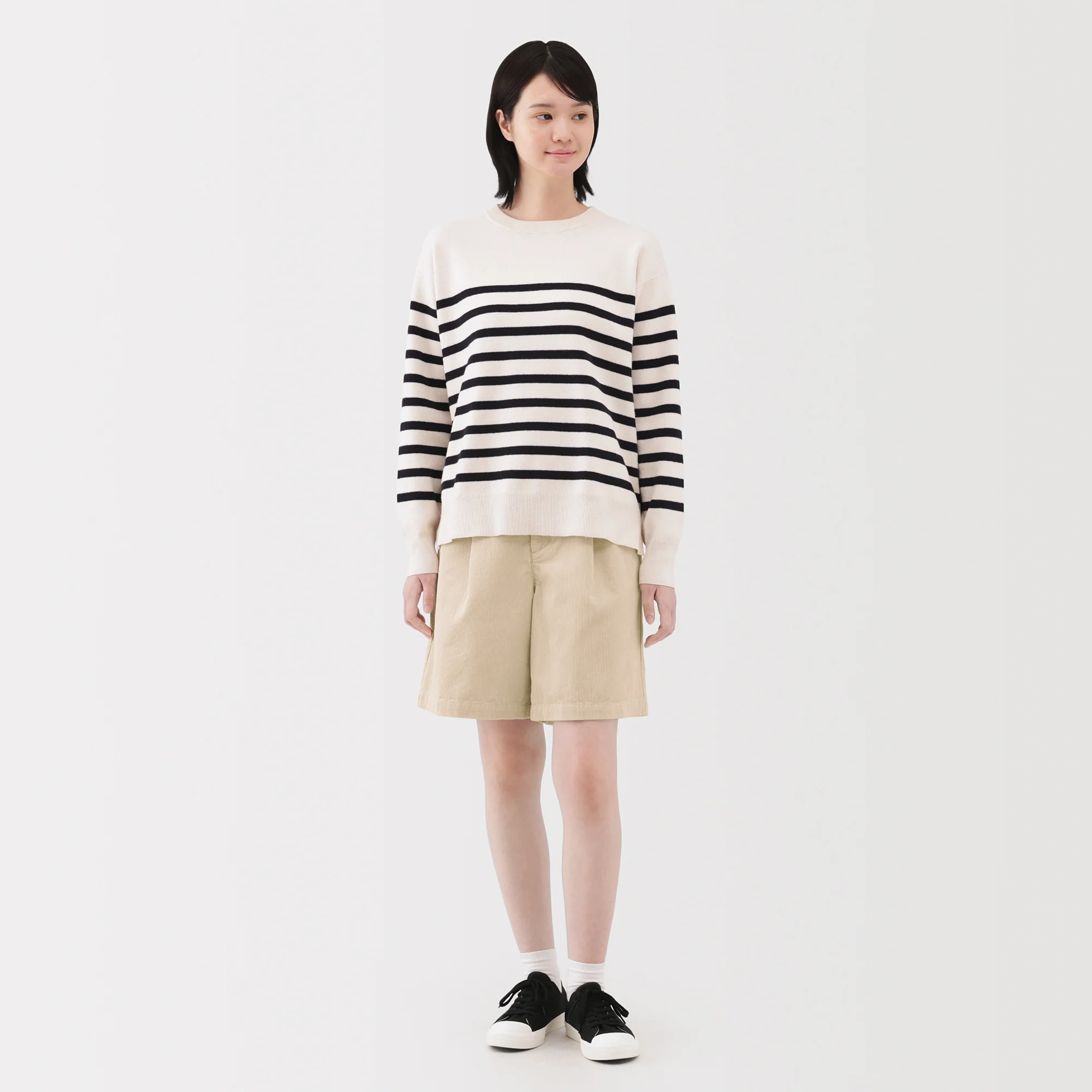 Kapok Blend Corduroy Culottes - Image 4
