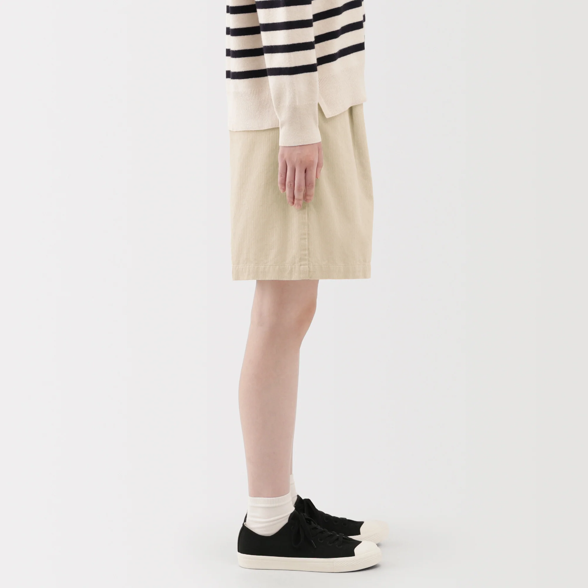 Kapok Blend Corduroy Culottes - Image 5