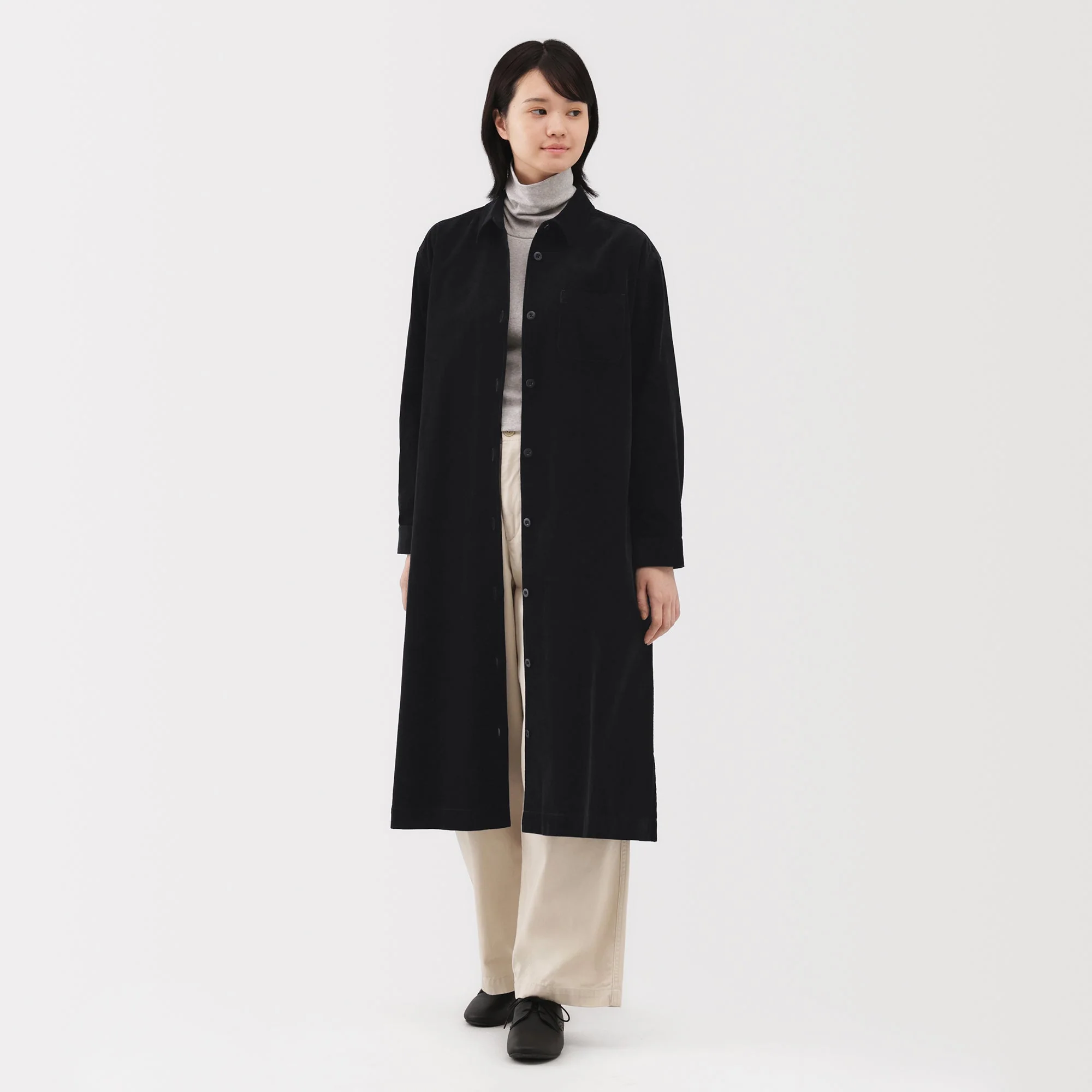 Kapok Blend Corduroy Dress - Image 13