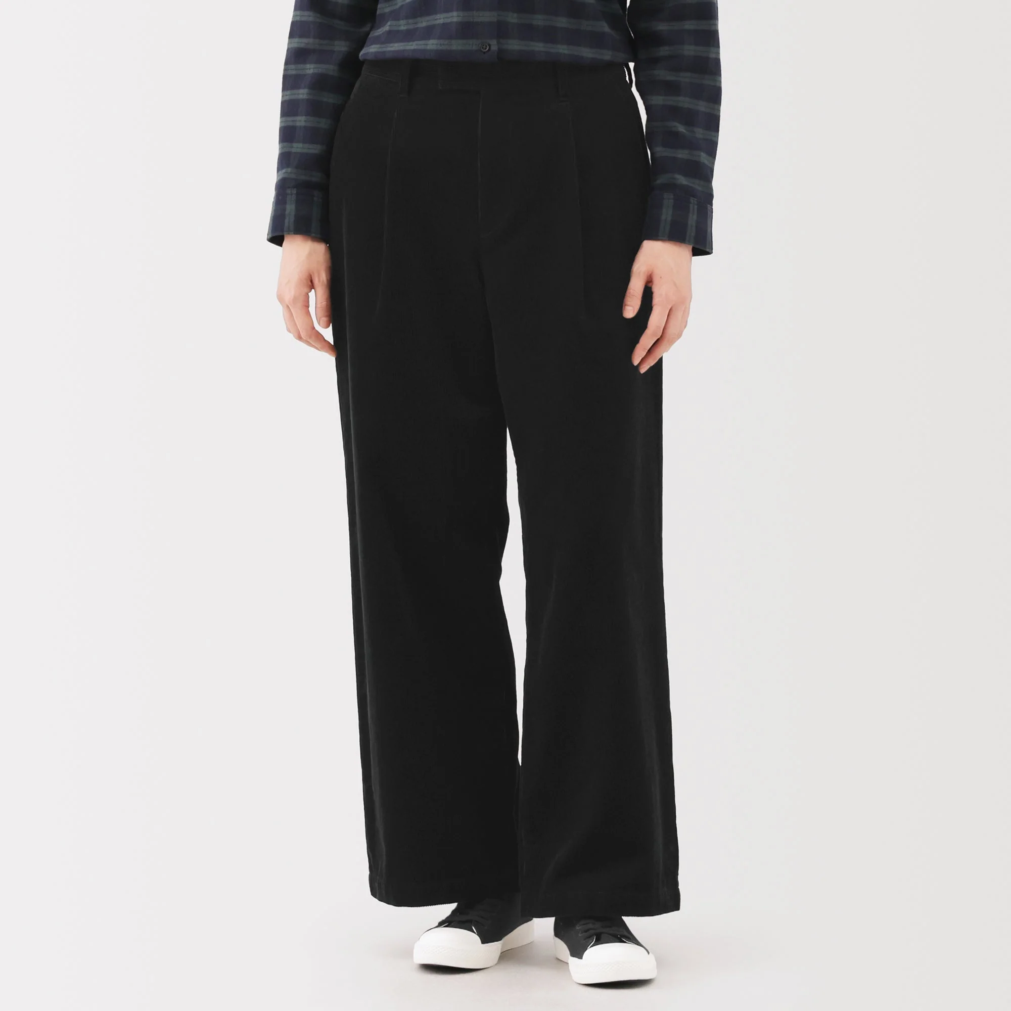 Kapok Blend Corduroy Wide Pants - Image 21
