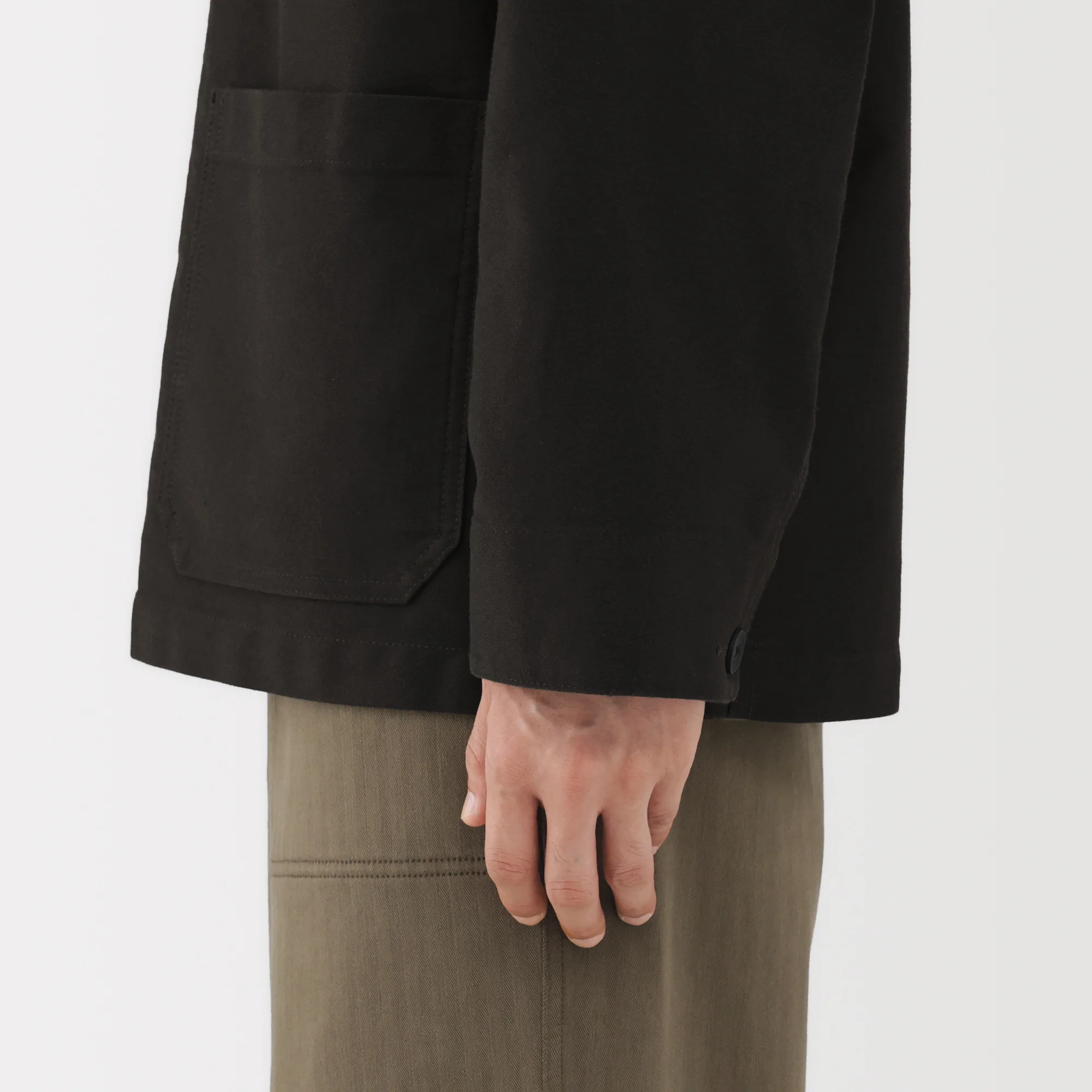 Kapok Blend Corduroy Work Jacket - Image 26