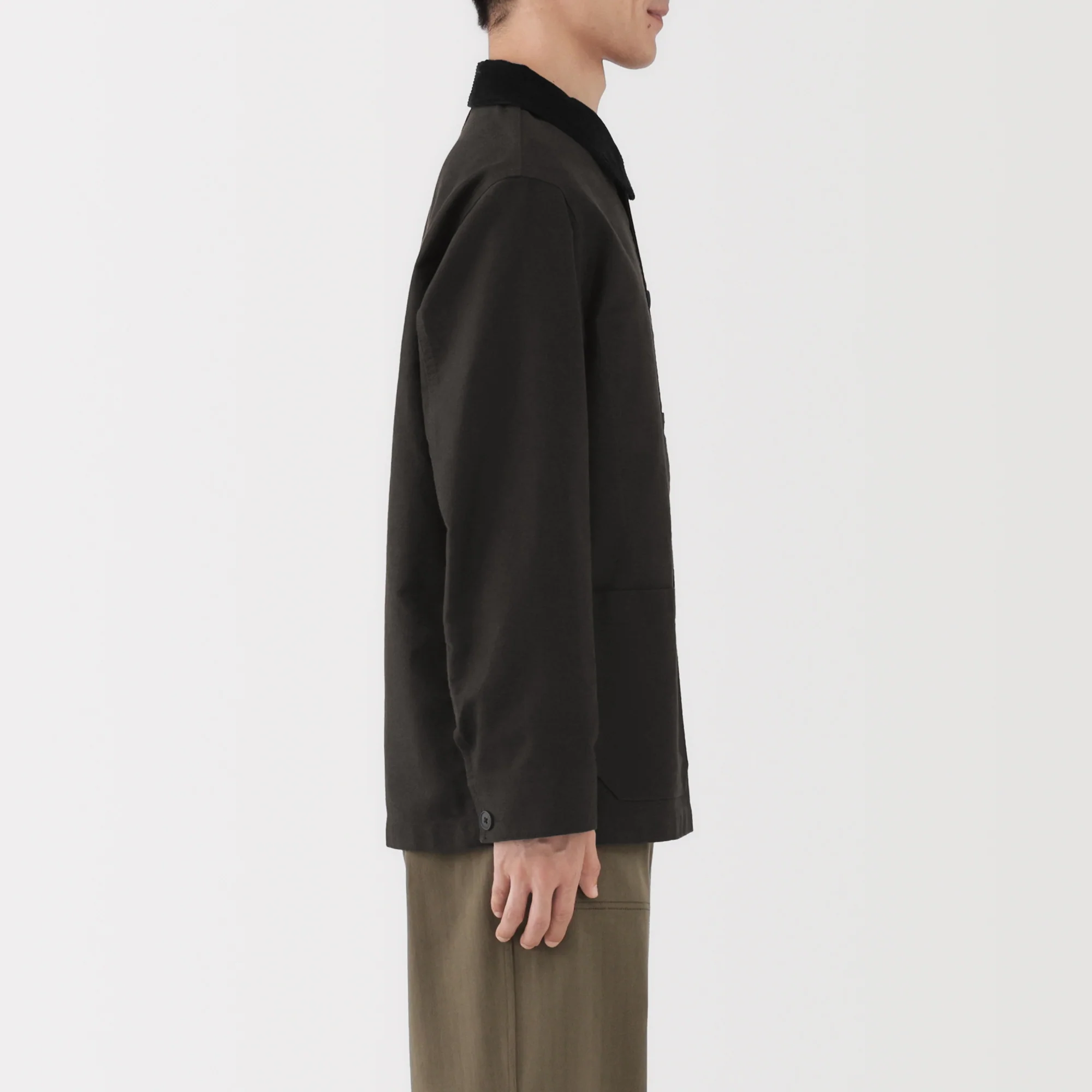 Kapok Blend Corduroy Work Jacket - Image 5