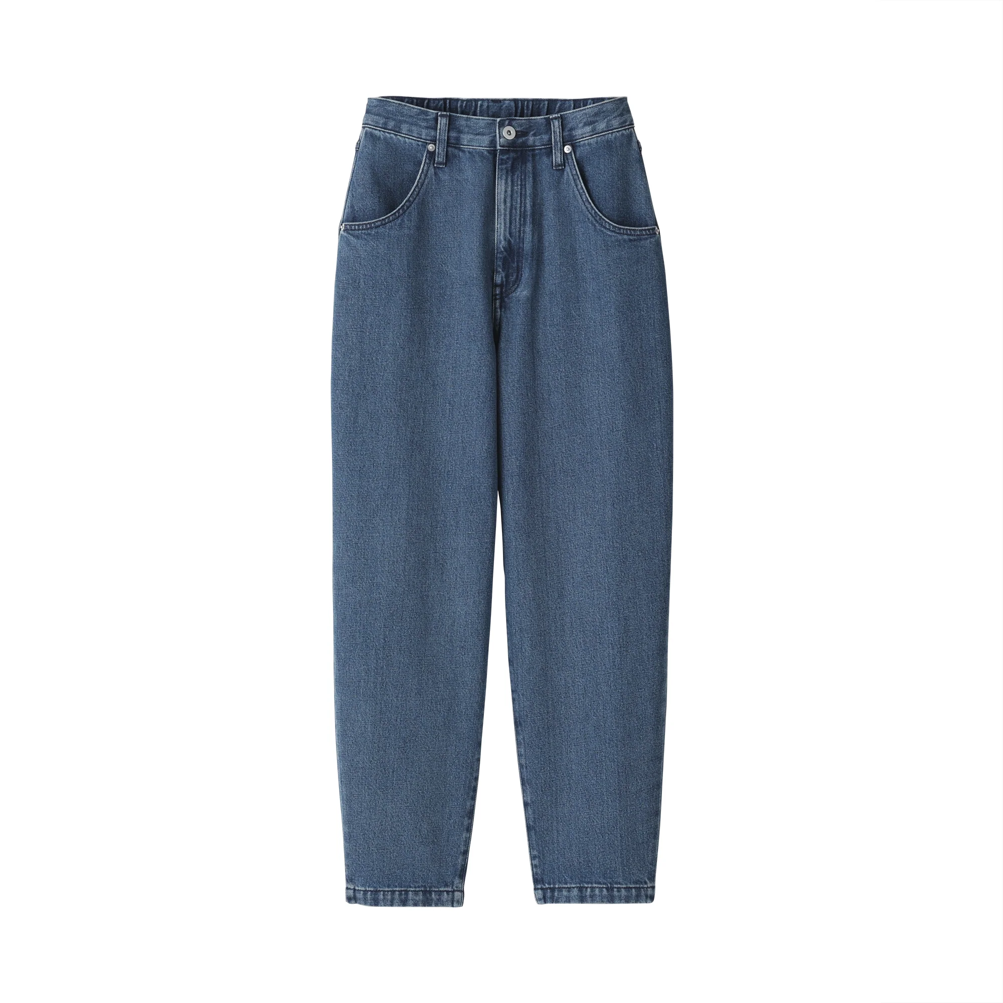 Kapok Blend Denim Barrel Pants - Image 11