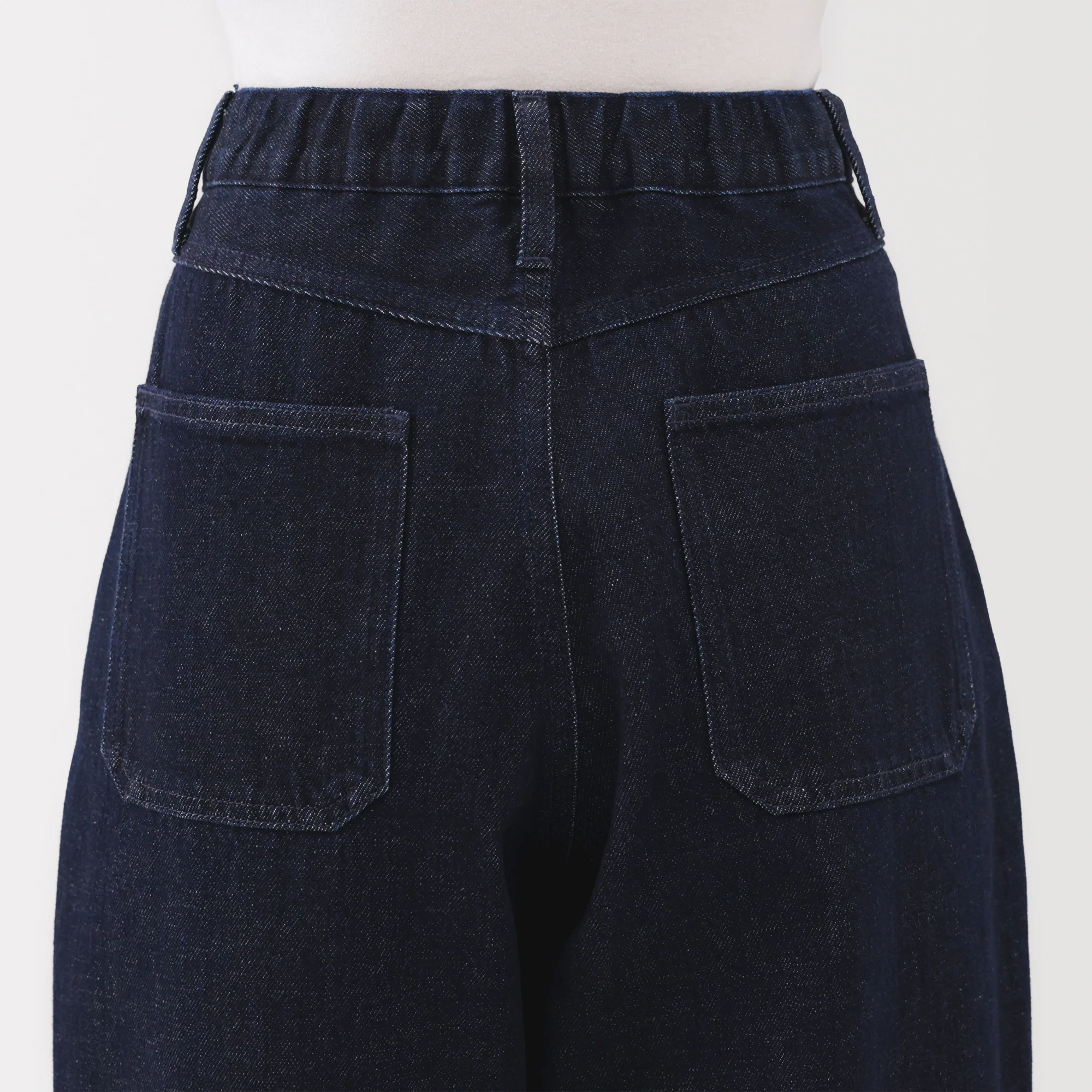 Kapok Blend Denim Barrel Pants - Image 17