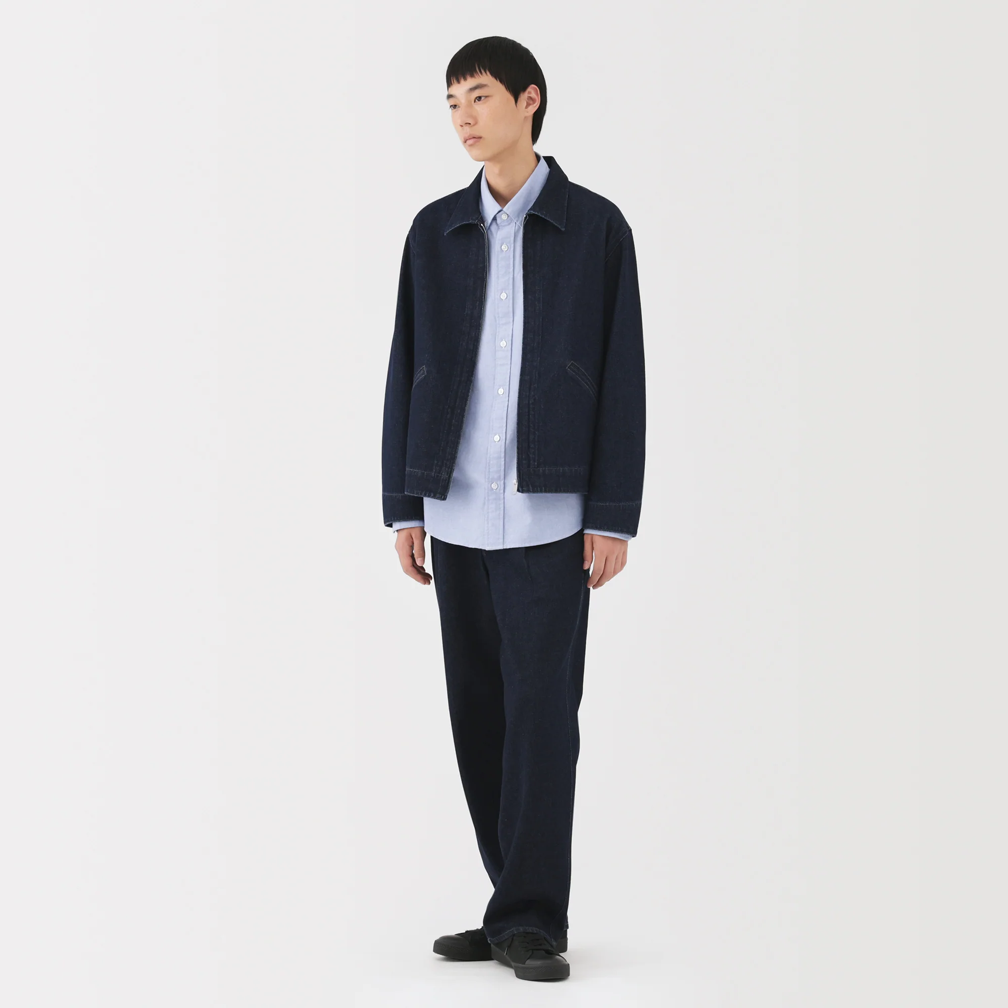 Kapok Blend Denim Blouson - Image 12