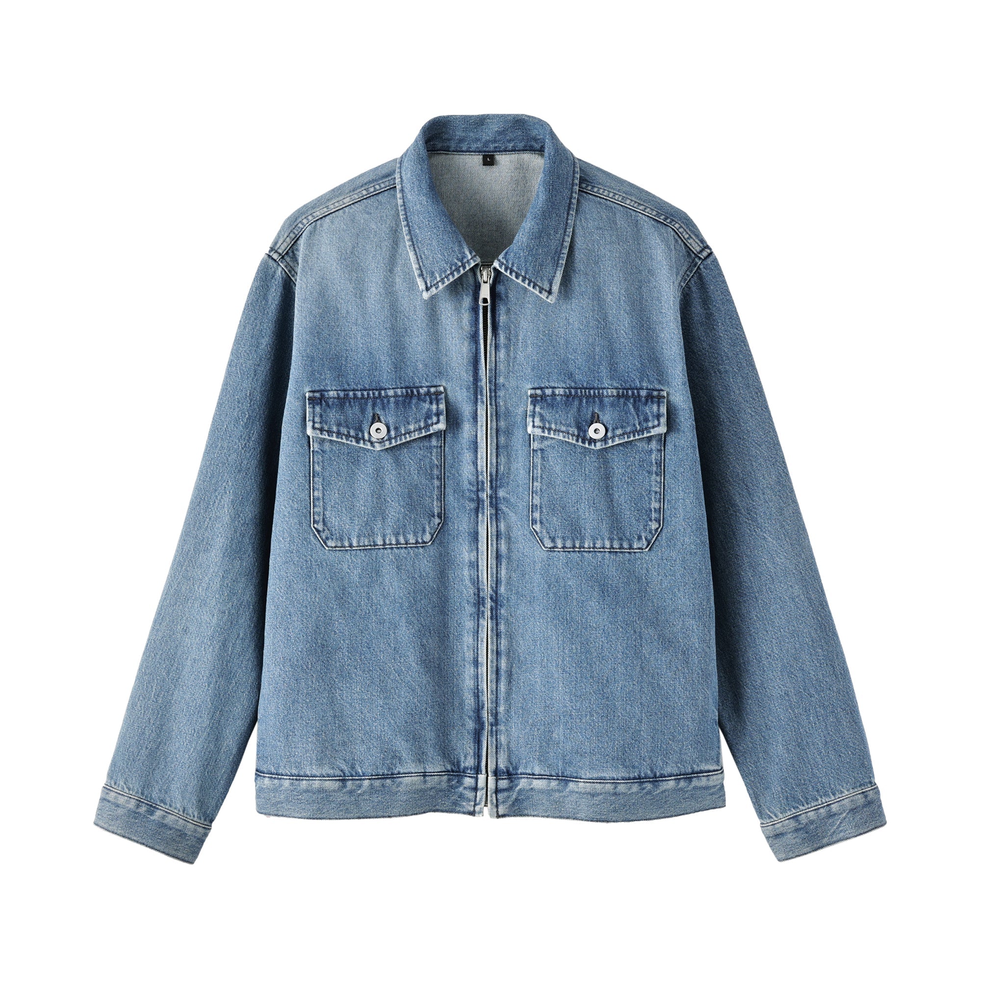 Kapok Blend Denim Blouson - Image 2